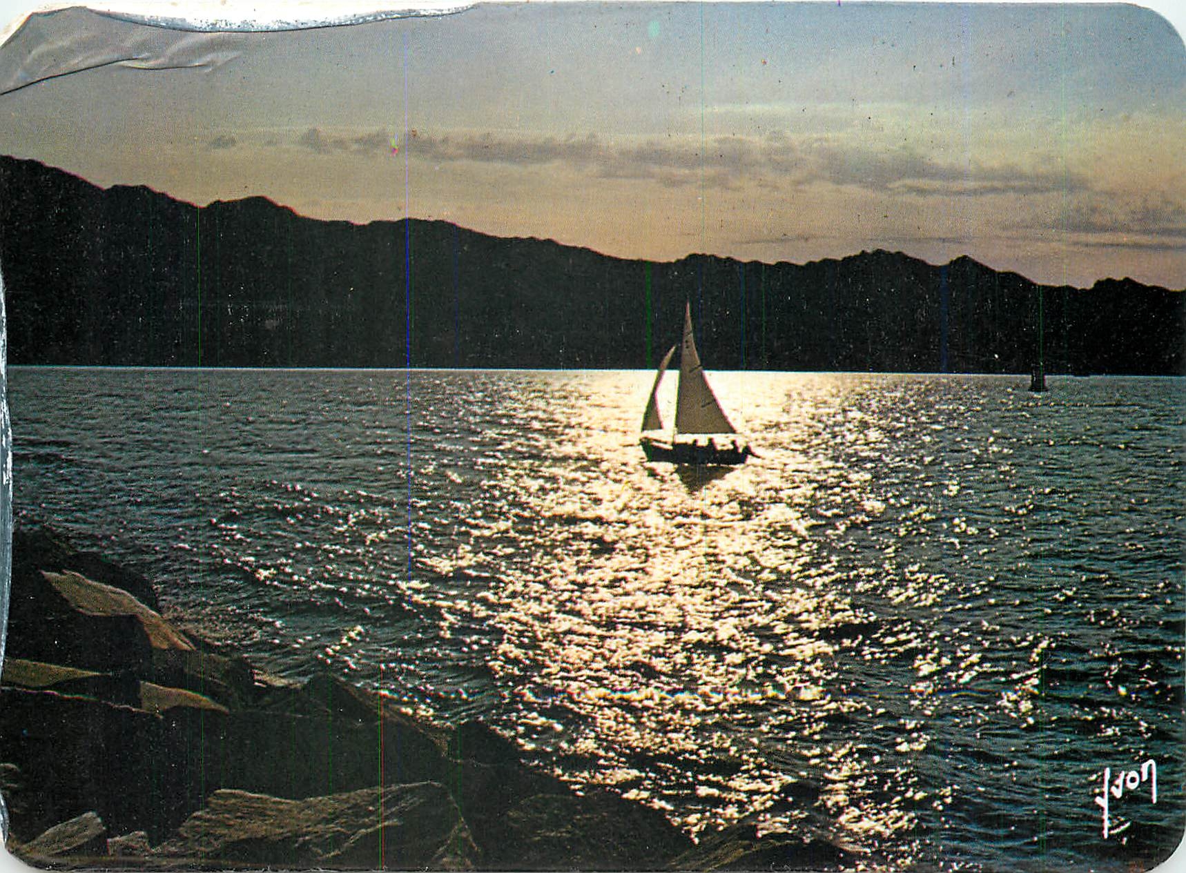 CPM Saint Florent Au Couchant retour a la voile dans la Baie