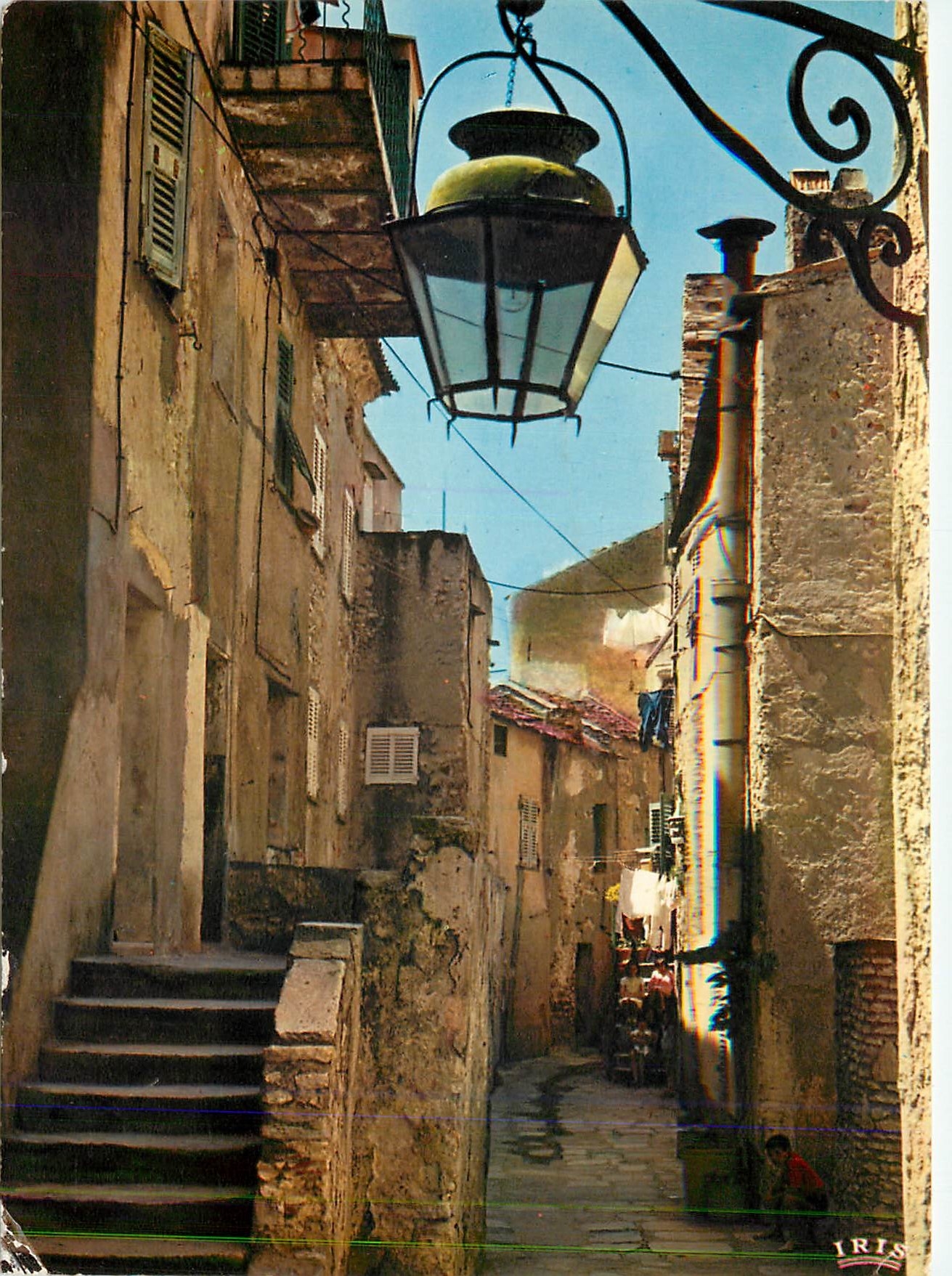 CPM Charmes et Couleurs de la Corse Saint Florent (Corse) Vieille rue