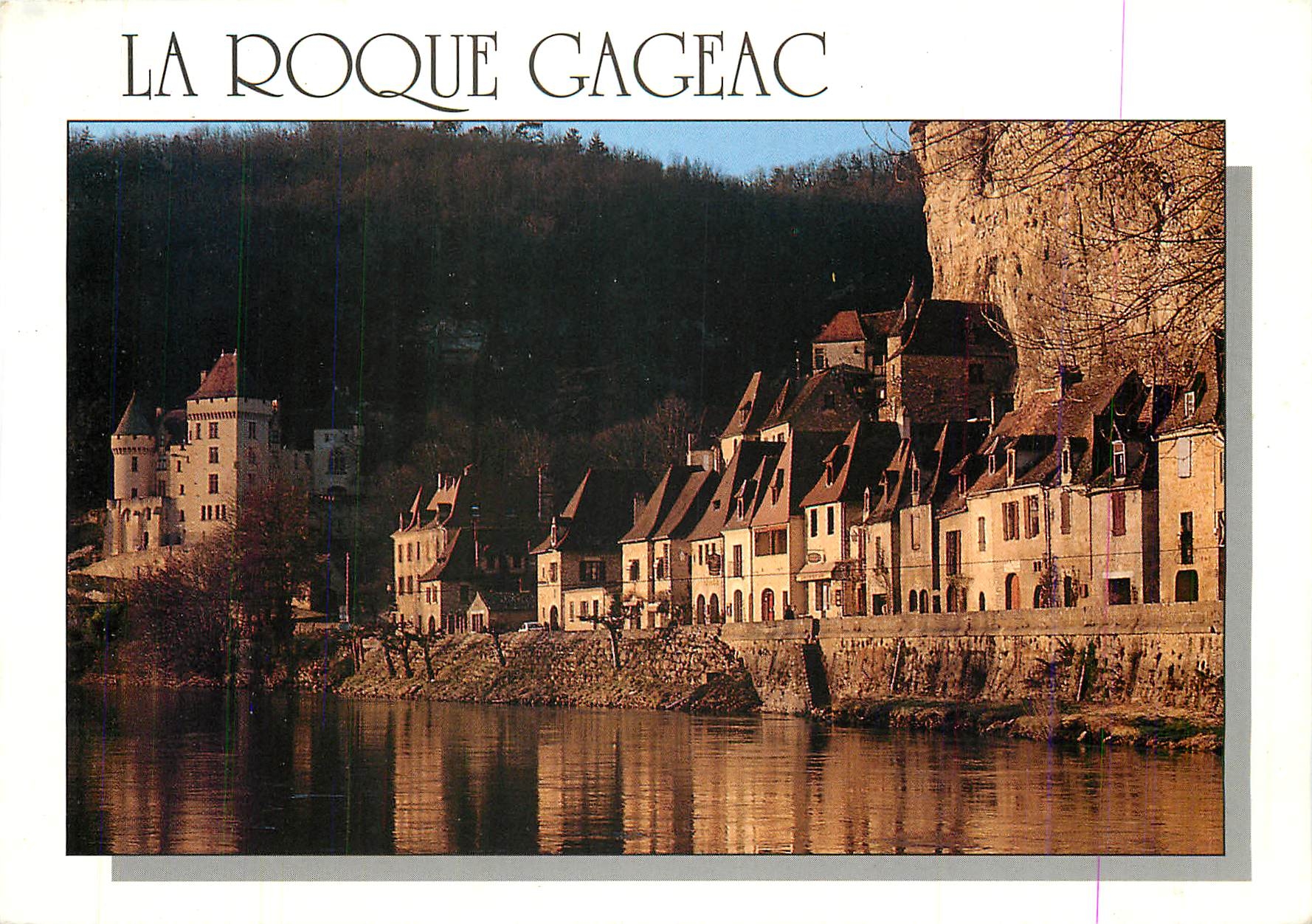 CPM La Roque Gageac (Dordogne) Un des plus beaux villages de France
