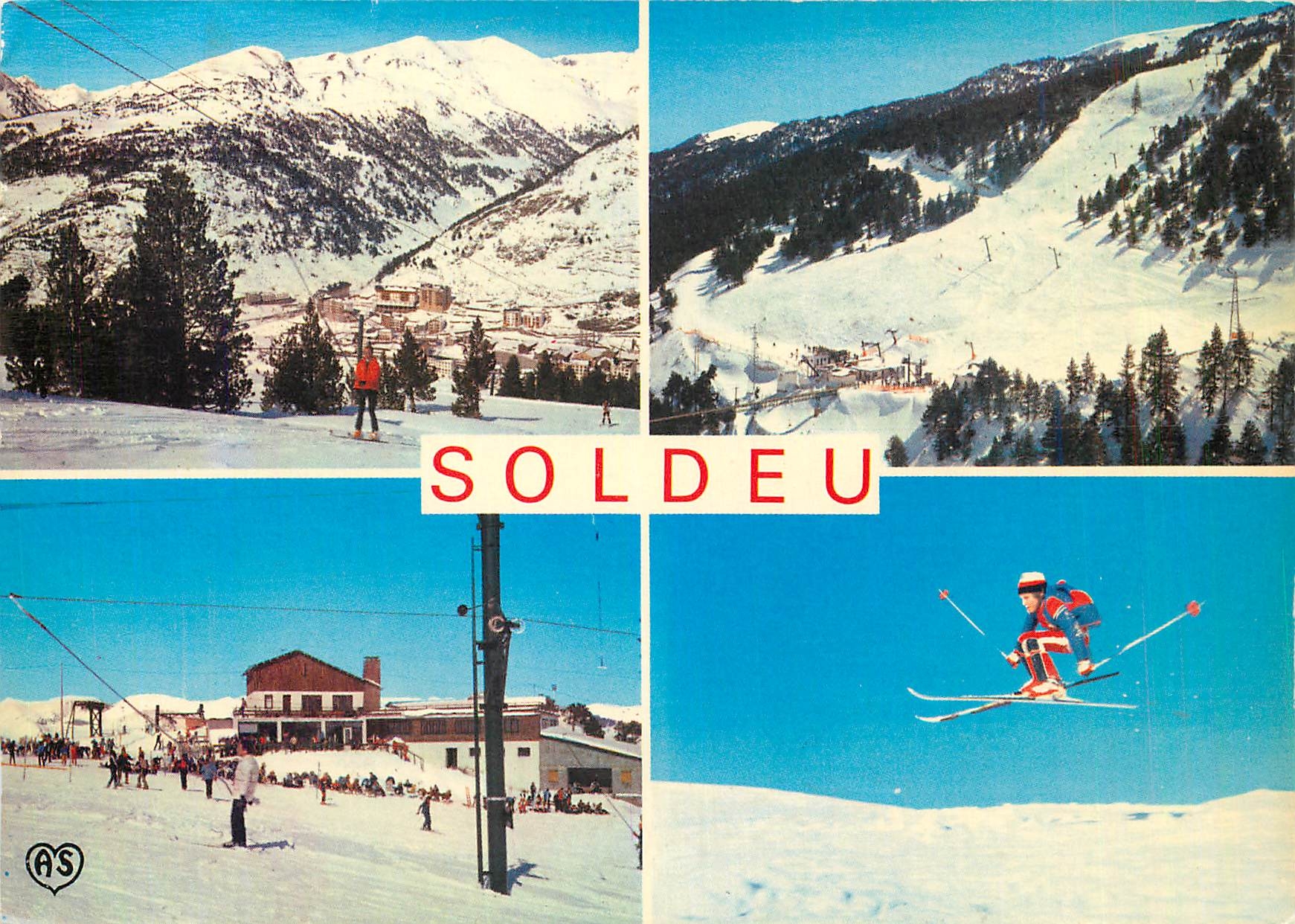 CPM Andorra l'Hiver Soldeu Estacio d'esports d'hivern(alt 1825 m) Station de sports d'hiver