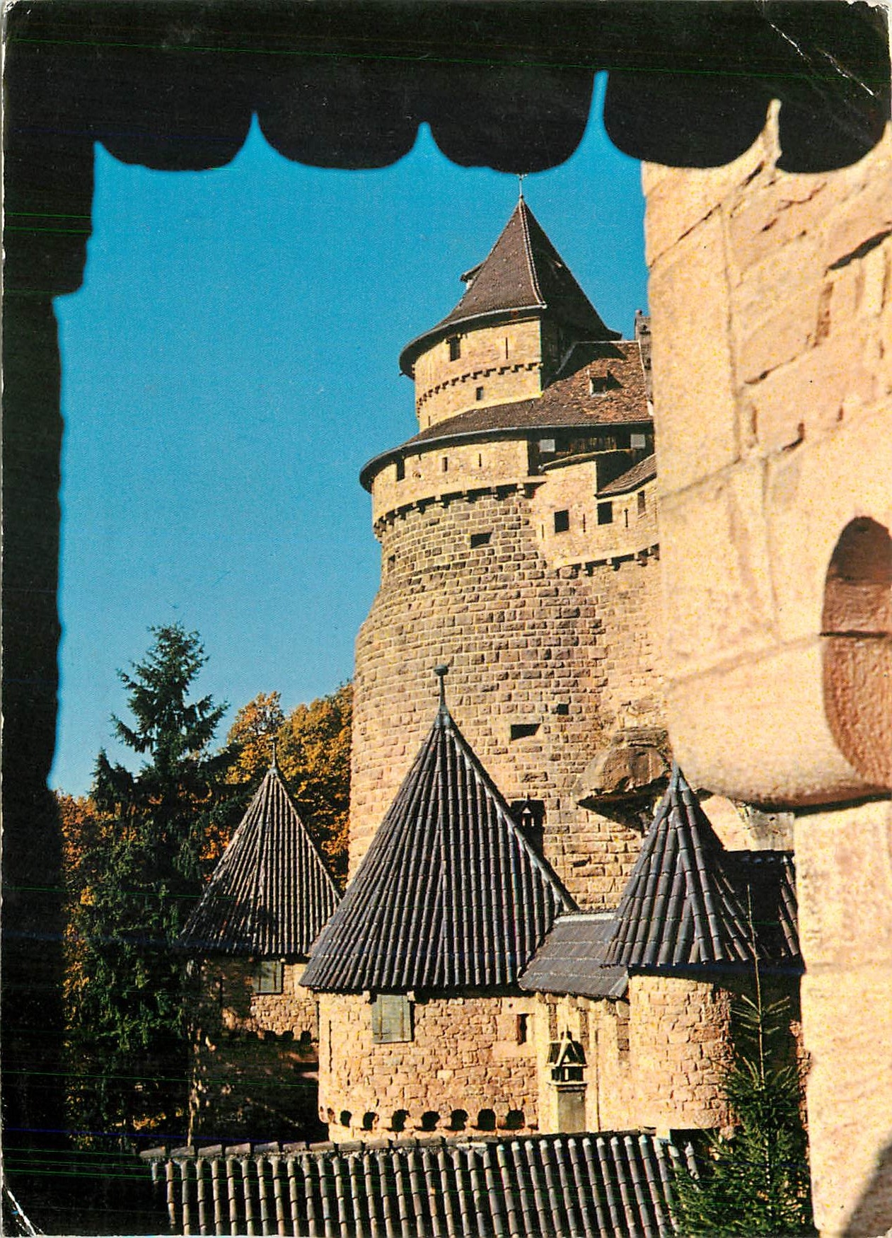 CPM Chateau du Haut Koenigsbourg (Bas Rhin) alt 755 m Grand Bastion Tour Sud