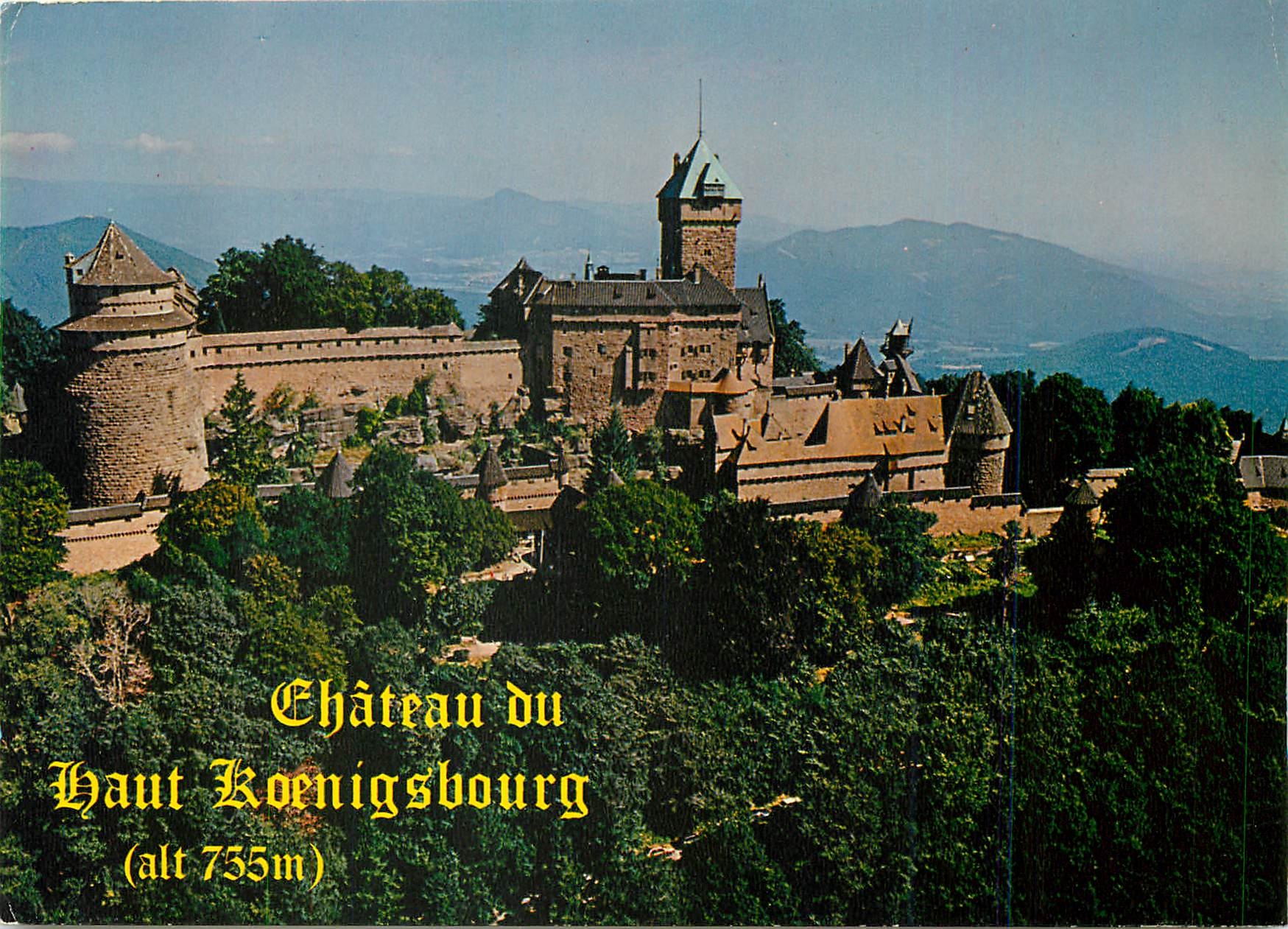 CPM Le Chateau du Haut Koenigsbourg (alt 755 ) Alsace