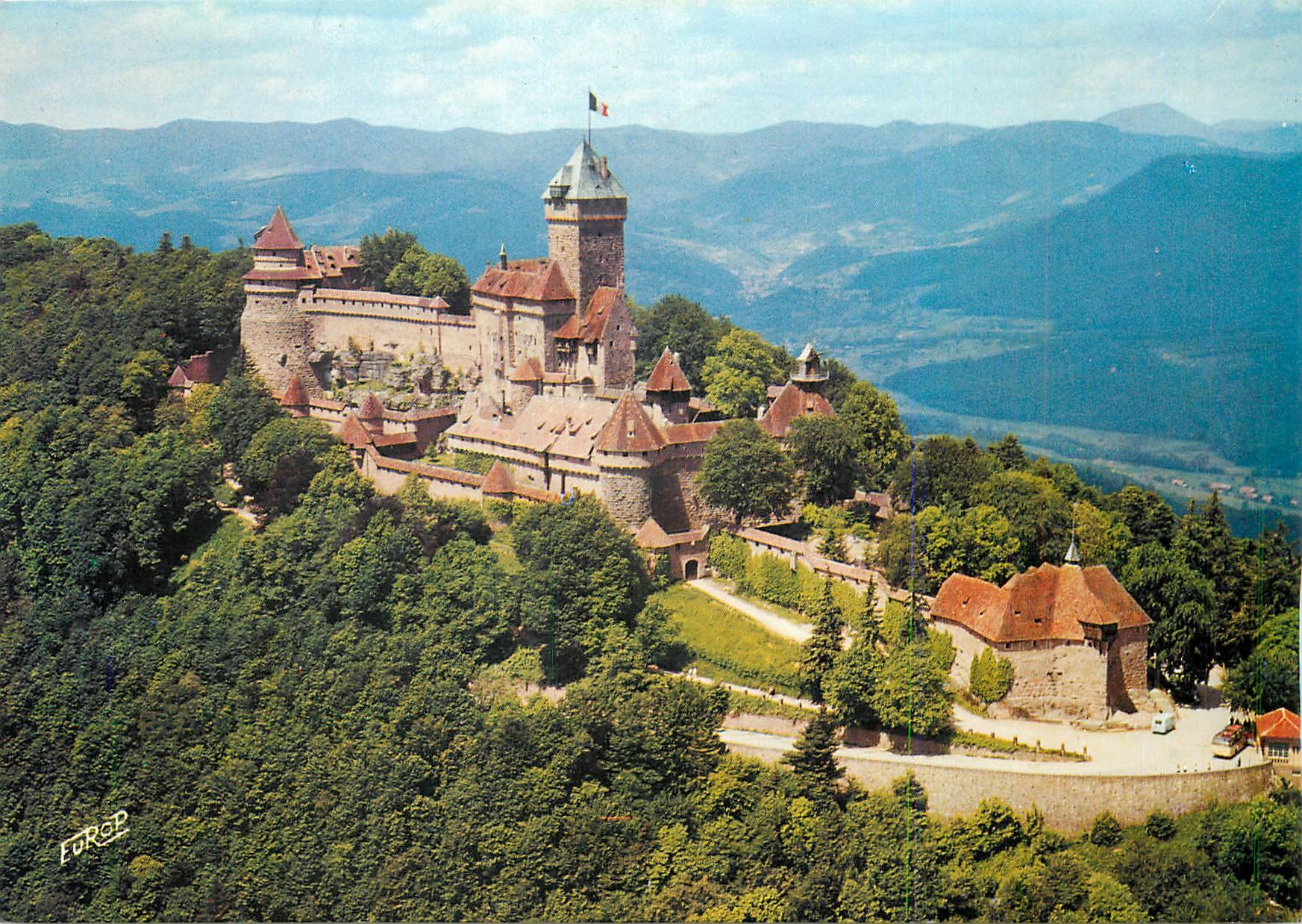 CPM Le Chateau du Haut Koenigsbourg (alt 755 ) Die Hohkoenigsburg uber dem Meeresspiegel