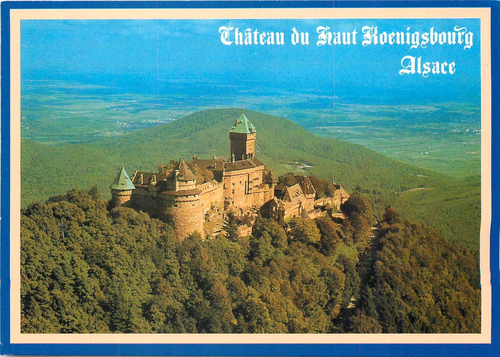 CPM Le Chateau du Haut Koenigsbourg (alt 755 ) Nid d'aligle dominant la palaine d'Alsace