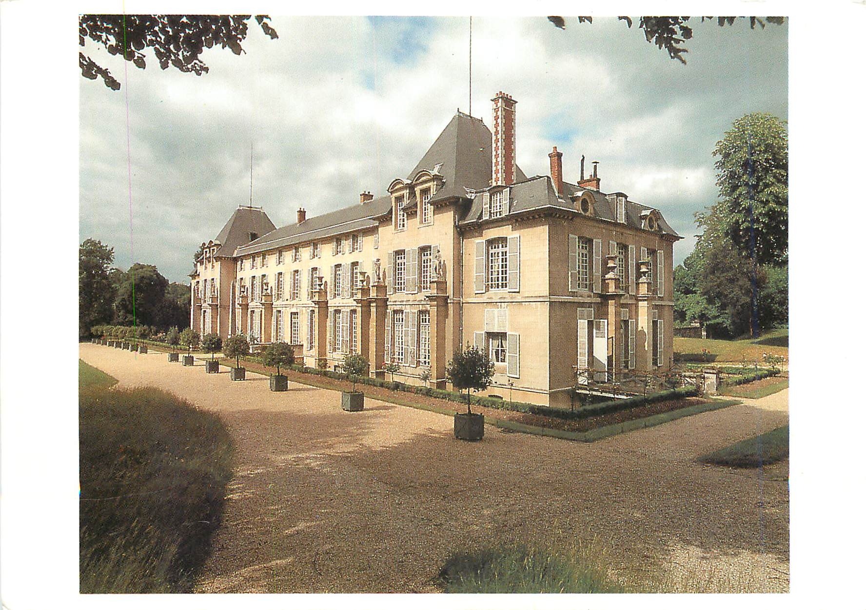CPM Chateau de Malmaison Facade Ouest sud vue du parc