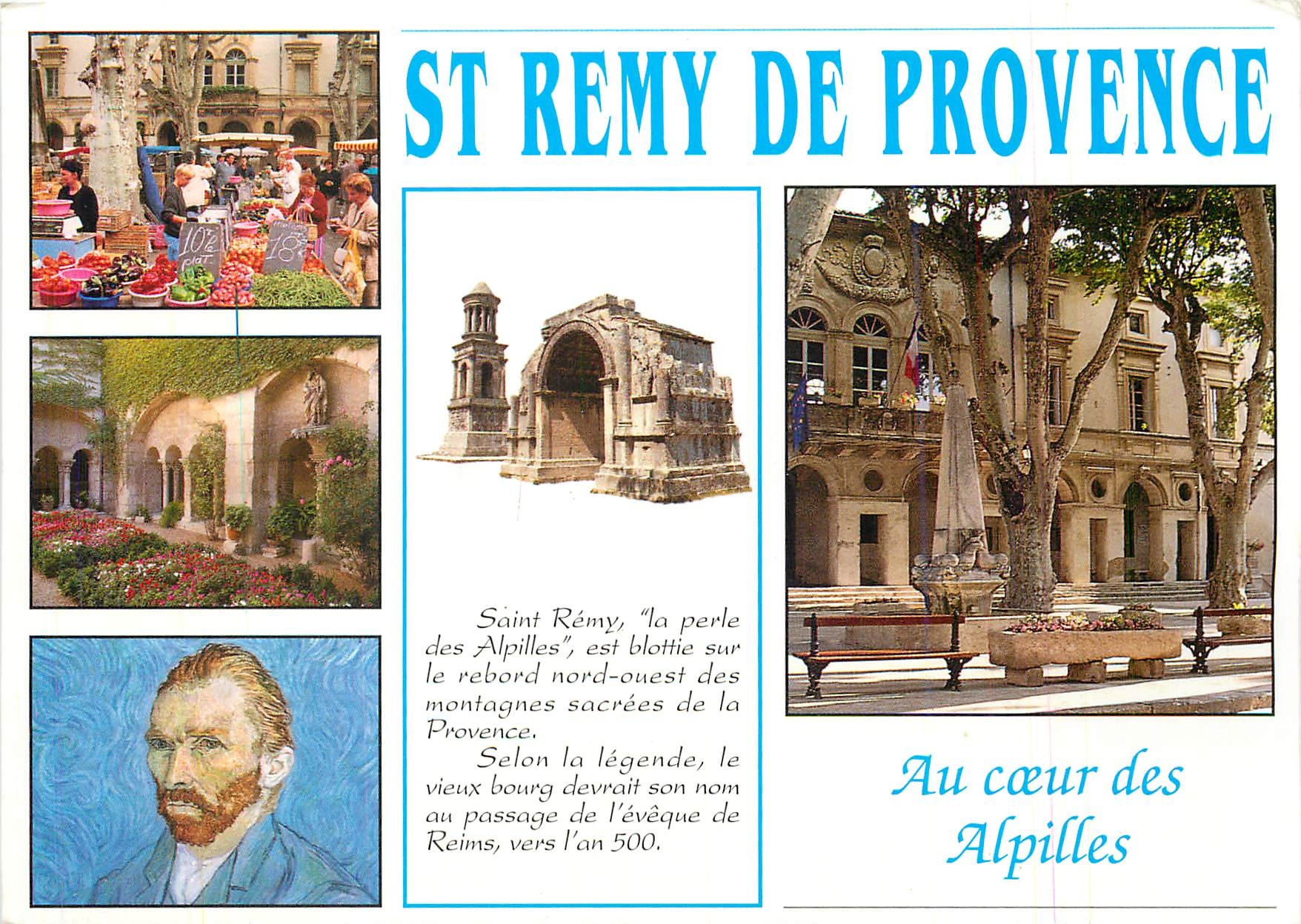 CPM St Remy de Provence (B du RH) au coeur des Alpilles Van Gogh