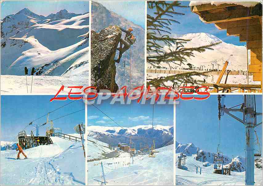 CPM Les Agudes Spots d'hiver Tourisme et vacances d'ete