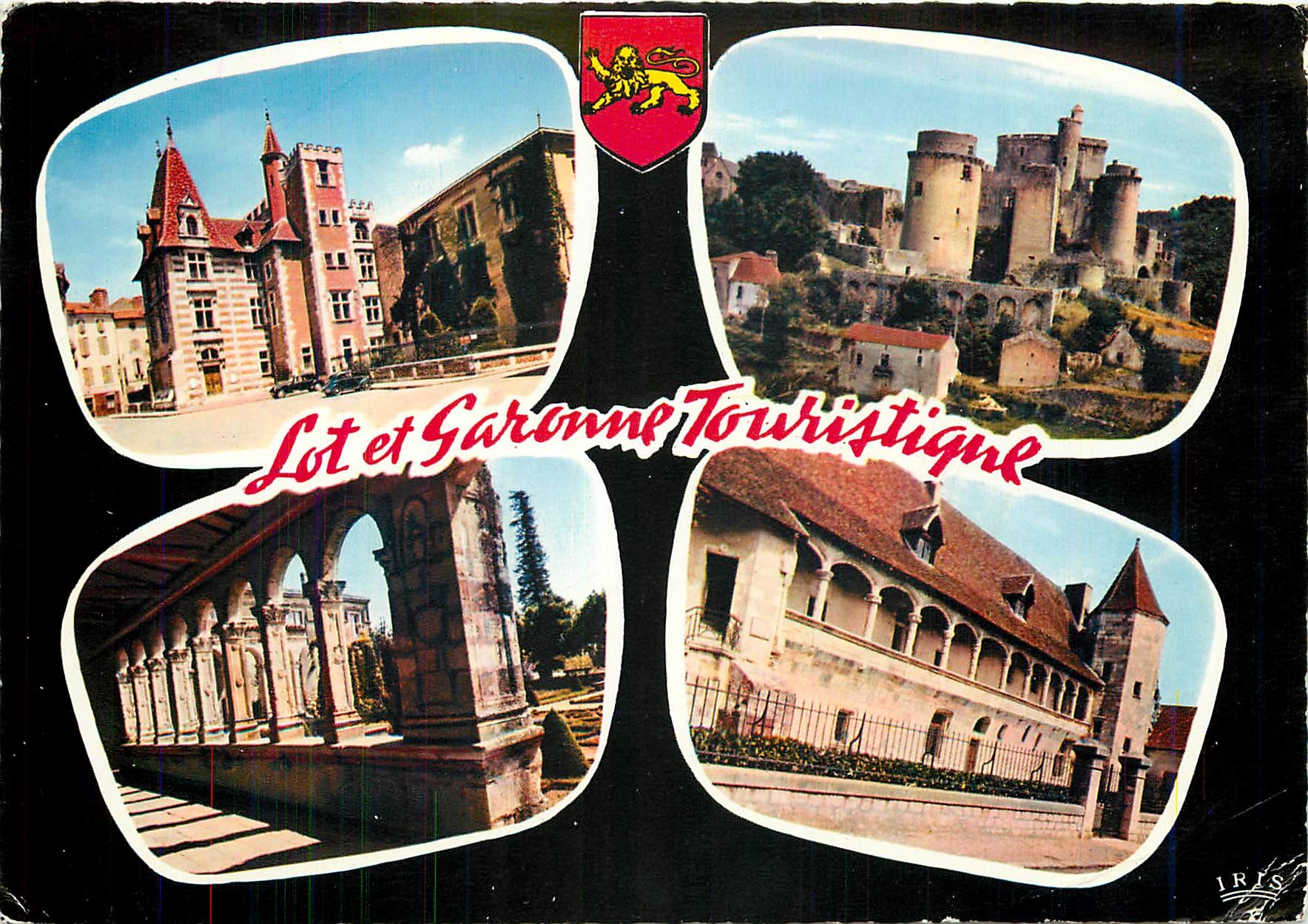 CPM Le Musee d'Agen Chateau de Bonaguil Marmande le cloitre Chateau de Nerac