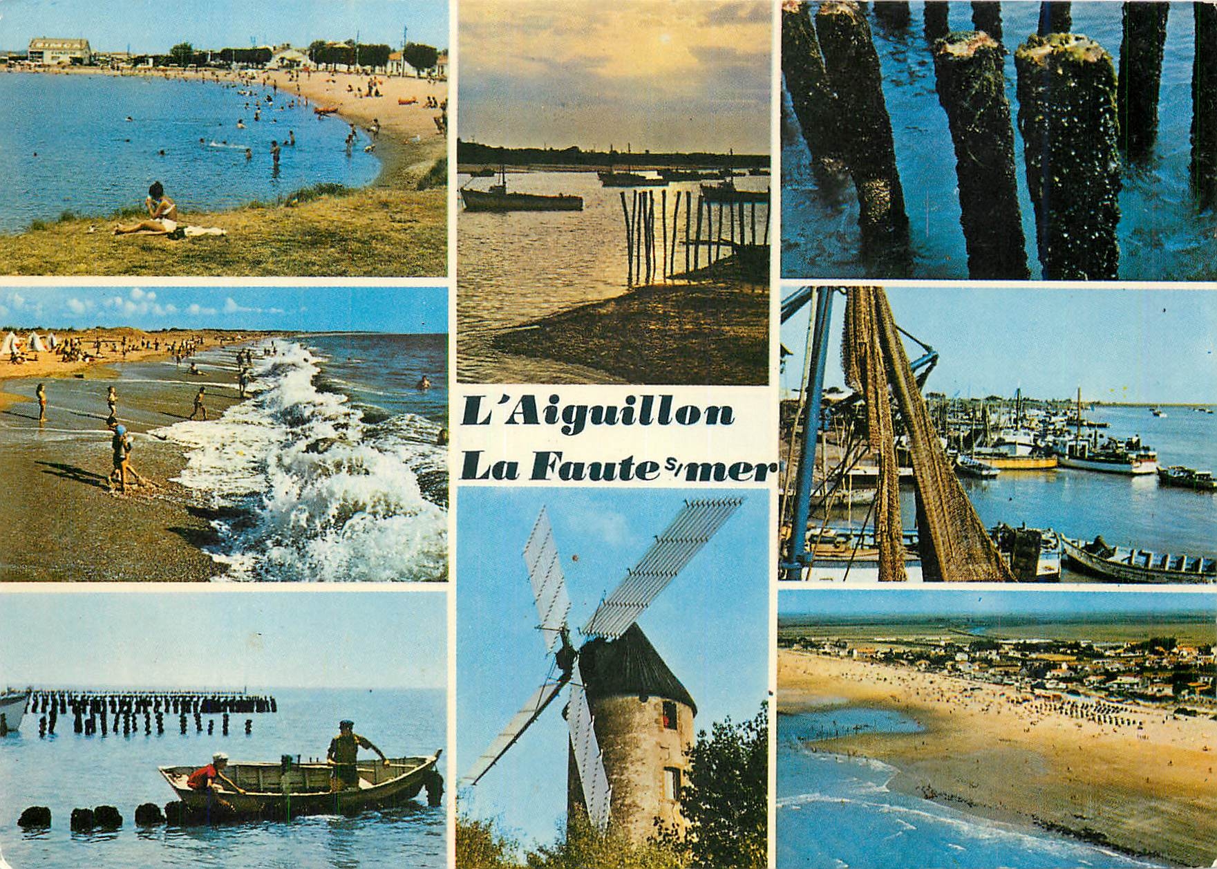 CPM L'Aiguillon la Faute sur Mer (Vendee) La Plage de l'Aiguillon