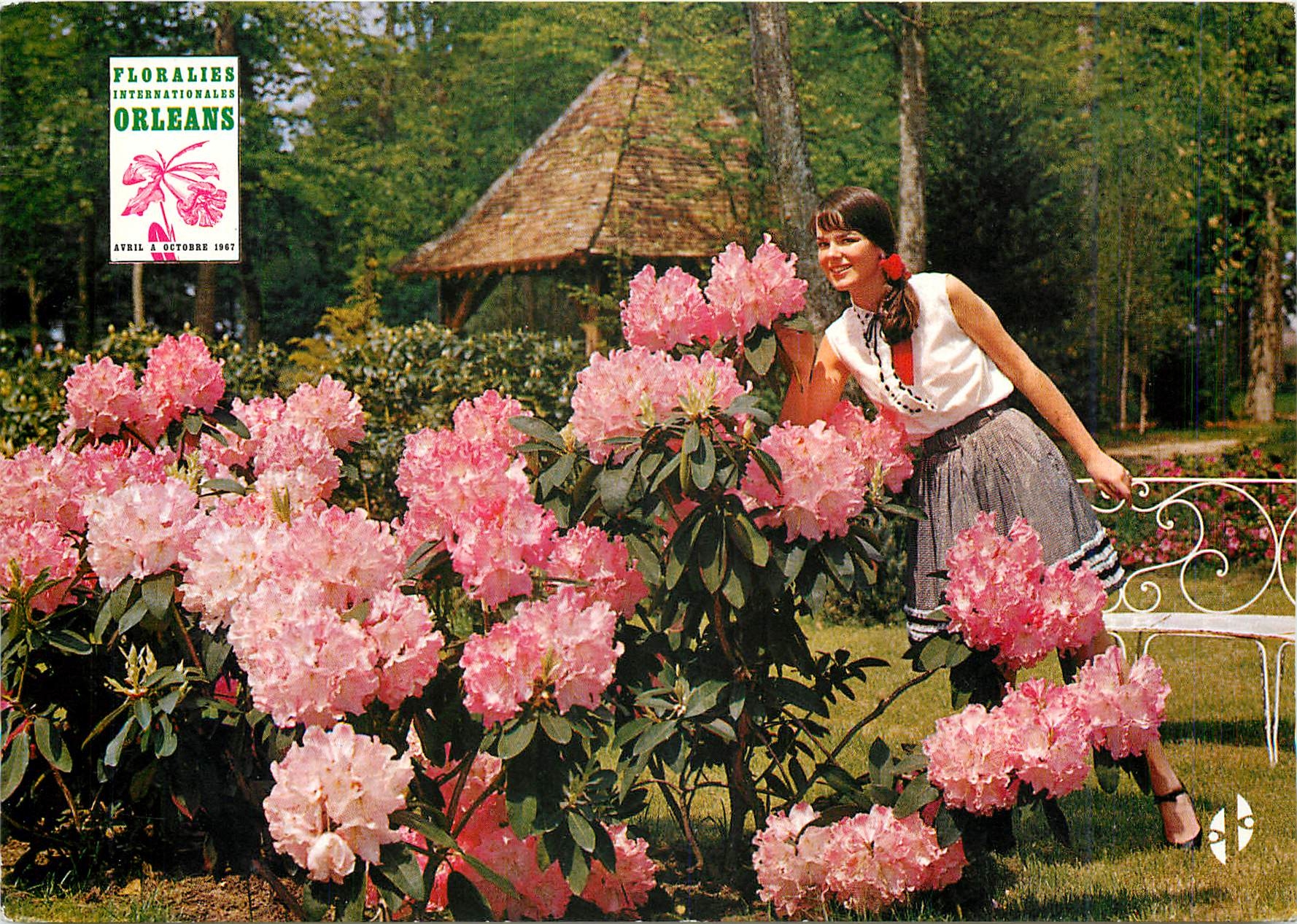 CPM Parc Floral Orleans la Source Avril a octobre