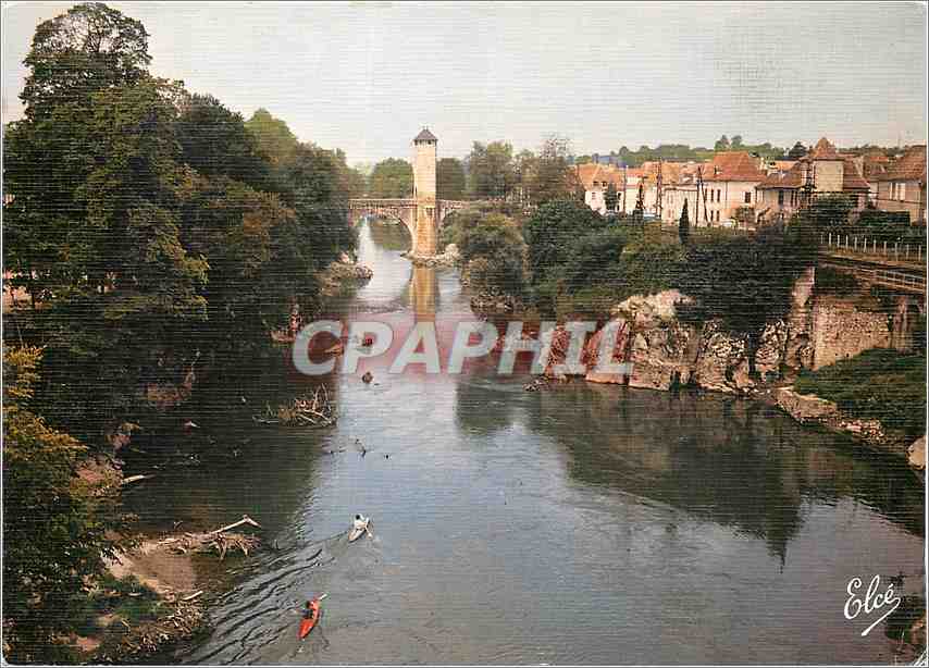 Le Gave de Pau et le Pont Vieux — Béarn — Éditeur Elcé, n° 9123