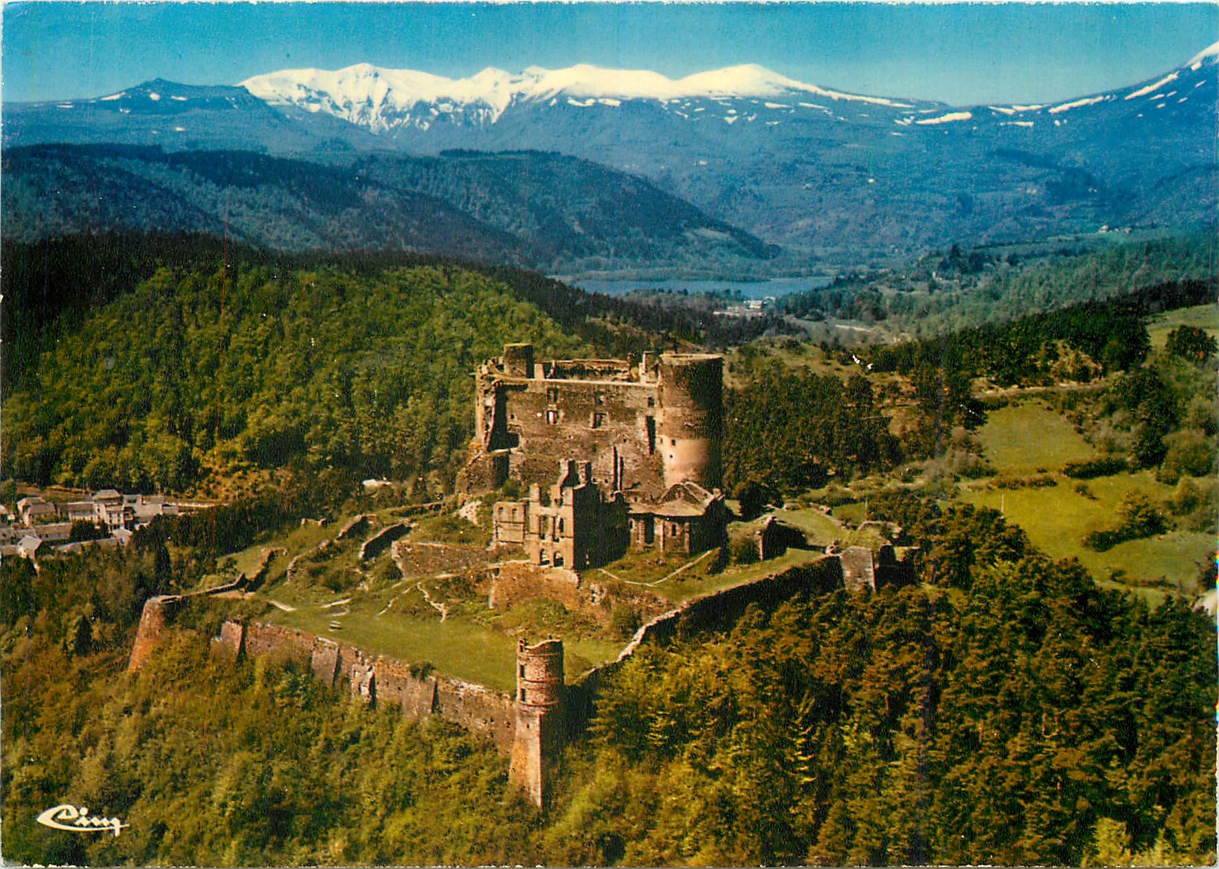 CPM Beaux sites de l'Auvergne Murol (P de D) Vue aerienne
