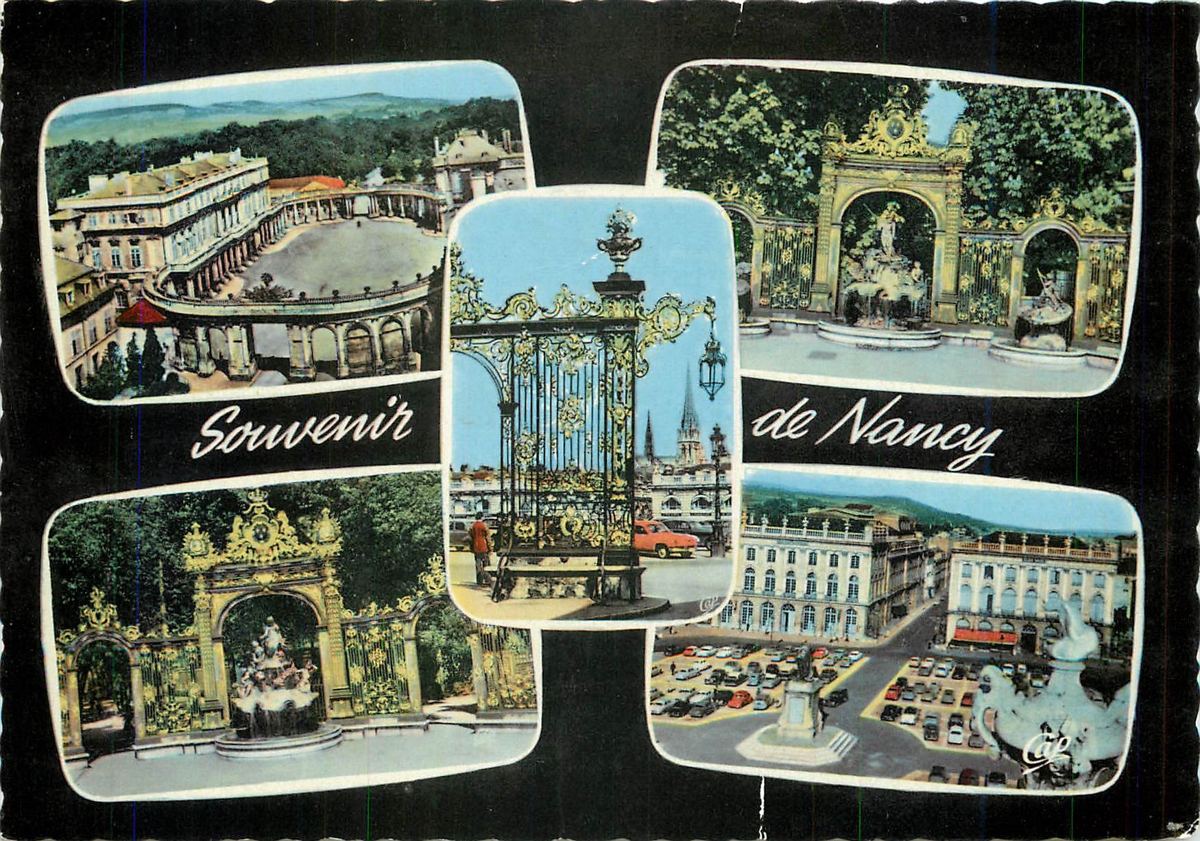 CPM Nancy (Meurthe et Moselle) l'Hemicicle Fontaine de Neptune