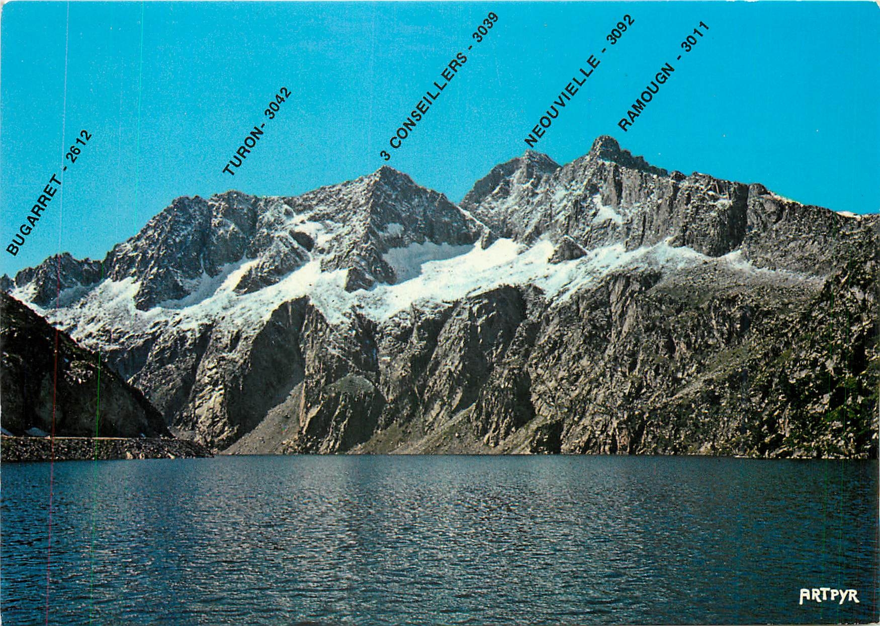 Lac de Cap-de-Long et Pic de Néouvielle — Les Pyrénées — ARTIPYR