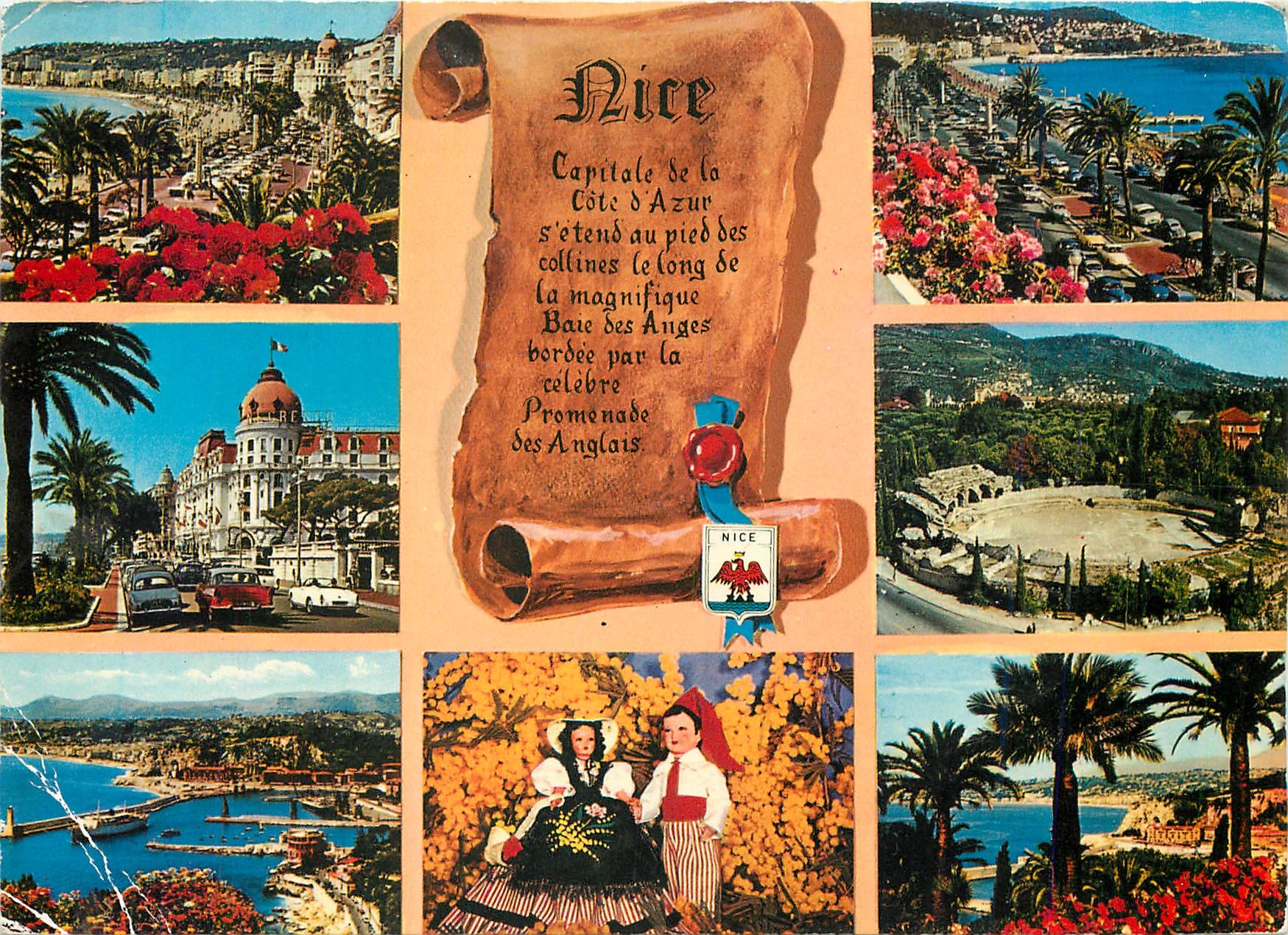 CPM Nice (A M) Cote d'Azur French Riviera Souvenir de Nice
