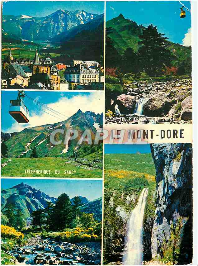 CPM L'Auvergne touristique le Mont Dore