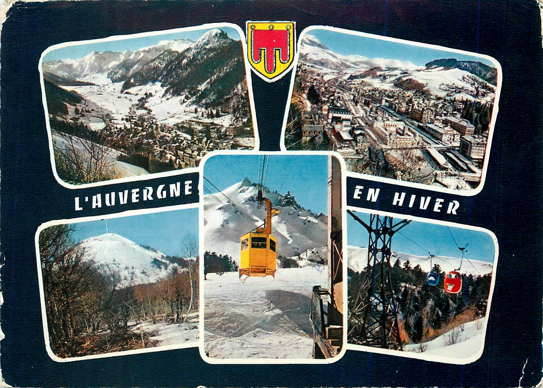 CPM L'Auvergne en hiver le Mont Dore vue generale