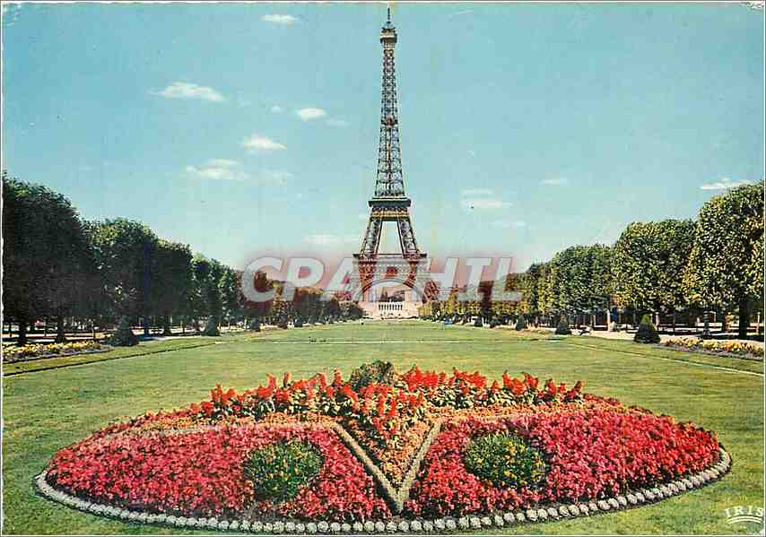 CPM Paris la Tour eiffel