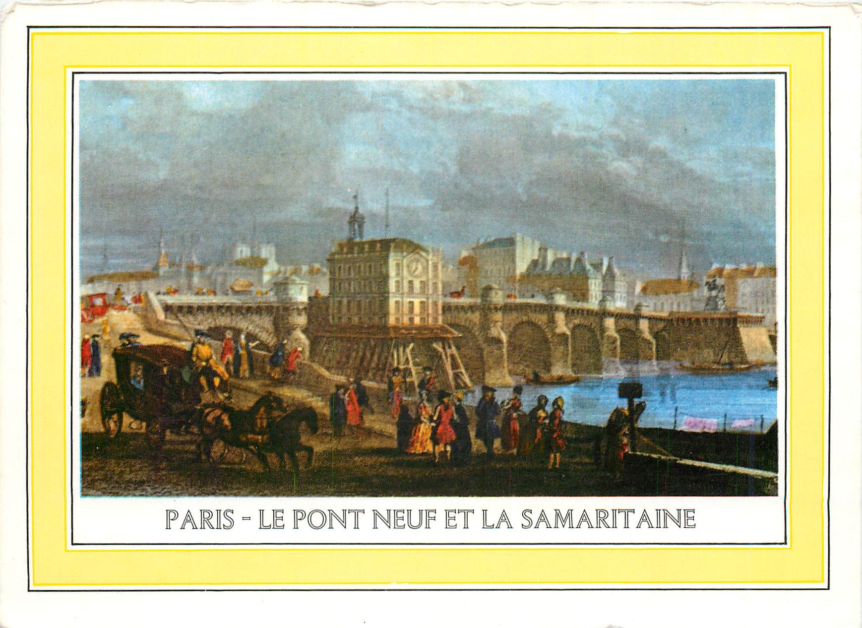 CPM Paris Le Pont Neuf et la Samaritaine