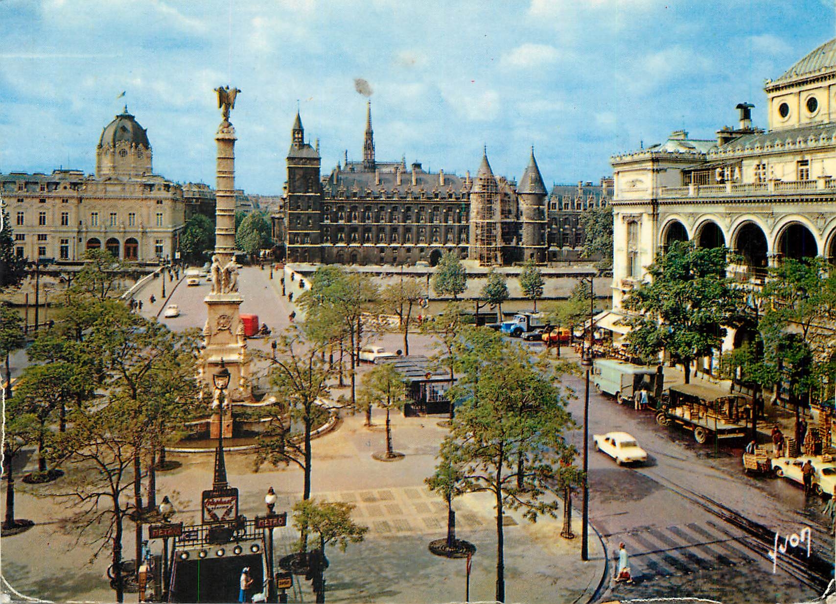 CPM Paris Place du Chatelet