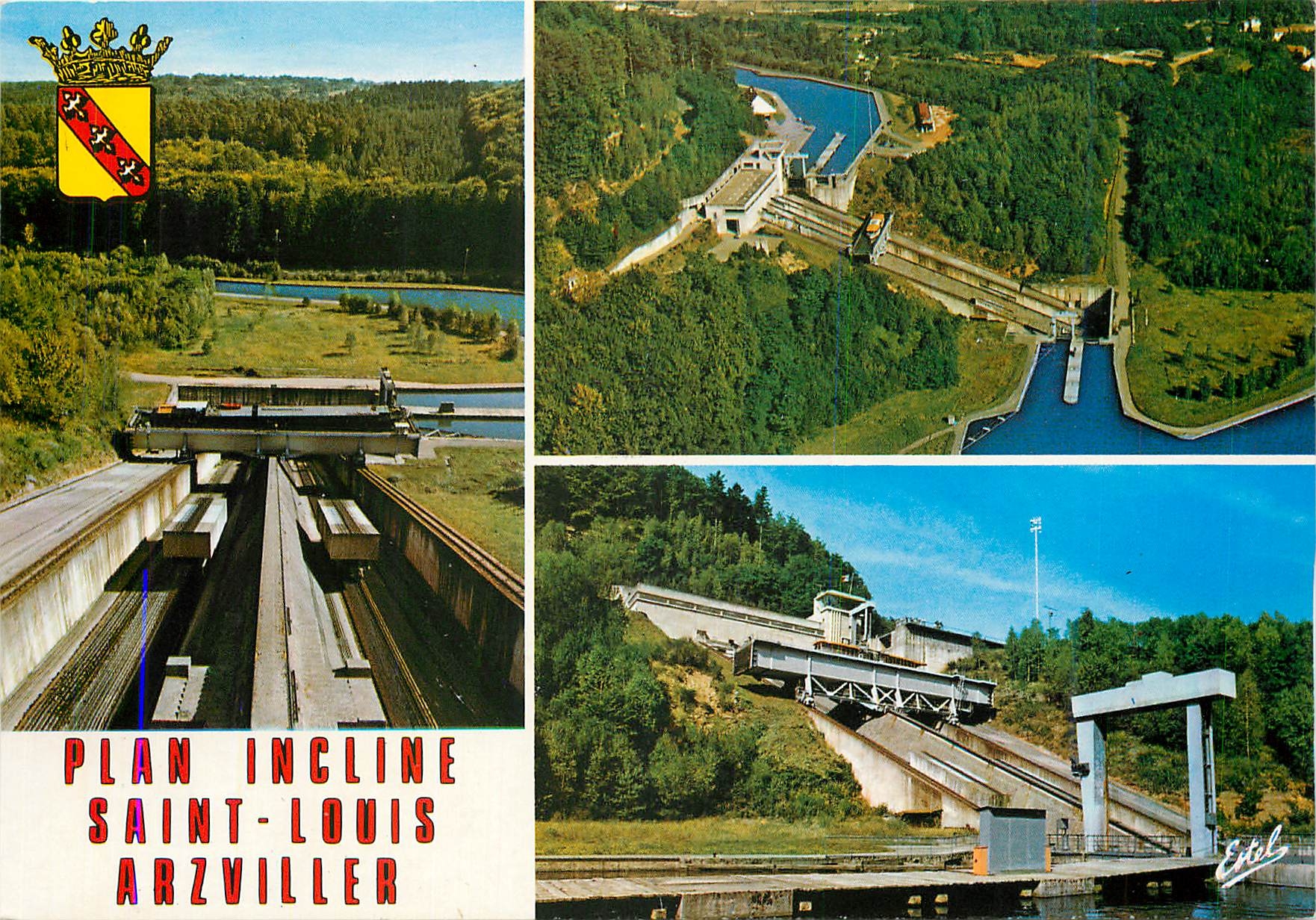 CPM Saint Louis Arviller (Moselle) Canal de la Marne au Rhin