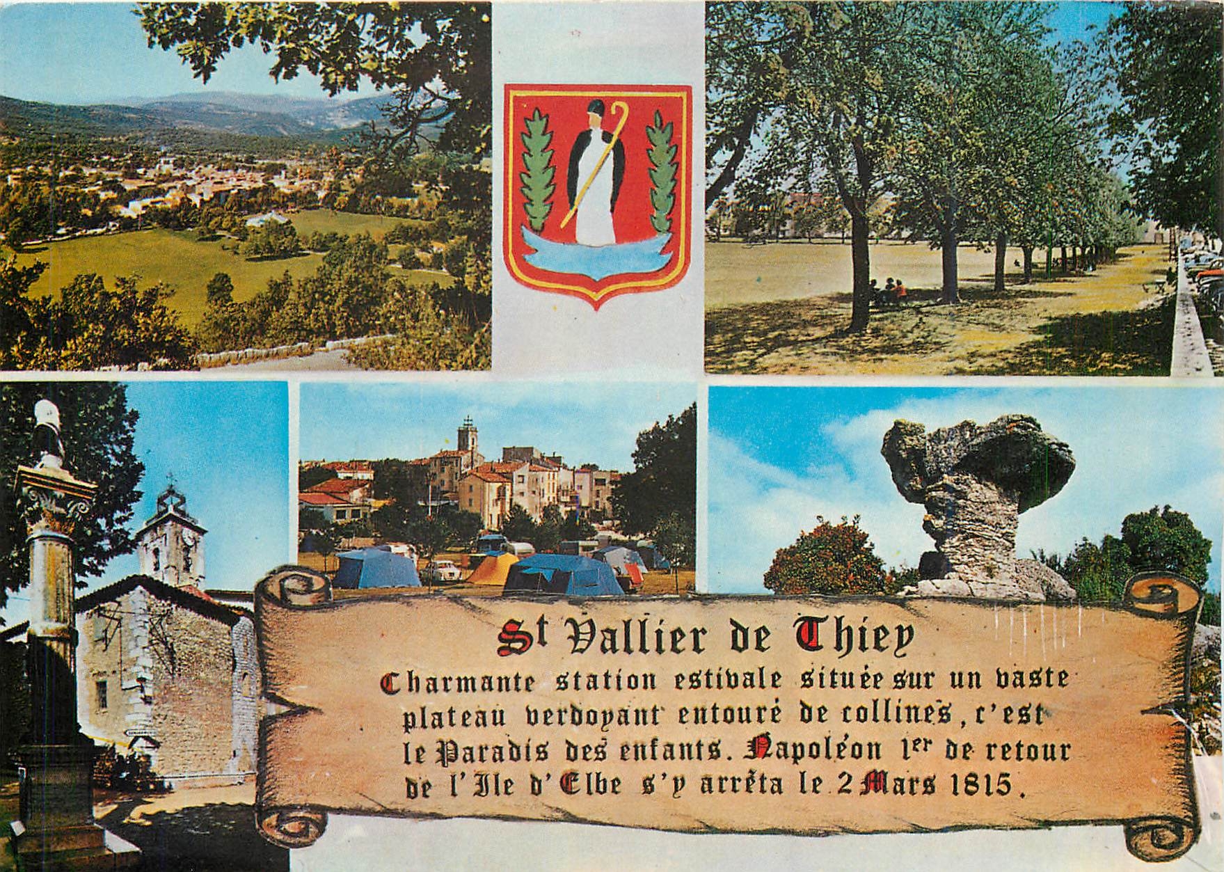 CPM Souvenir de Saint Vallier de Thiey Alt 724 m