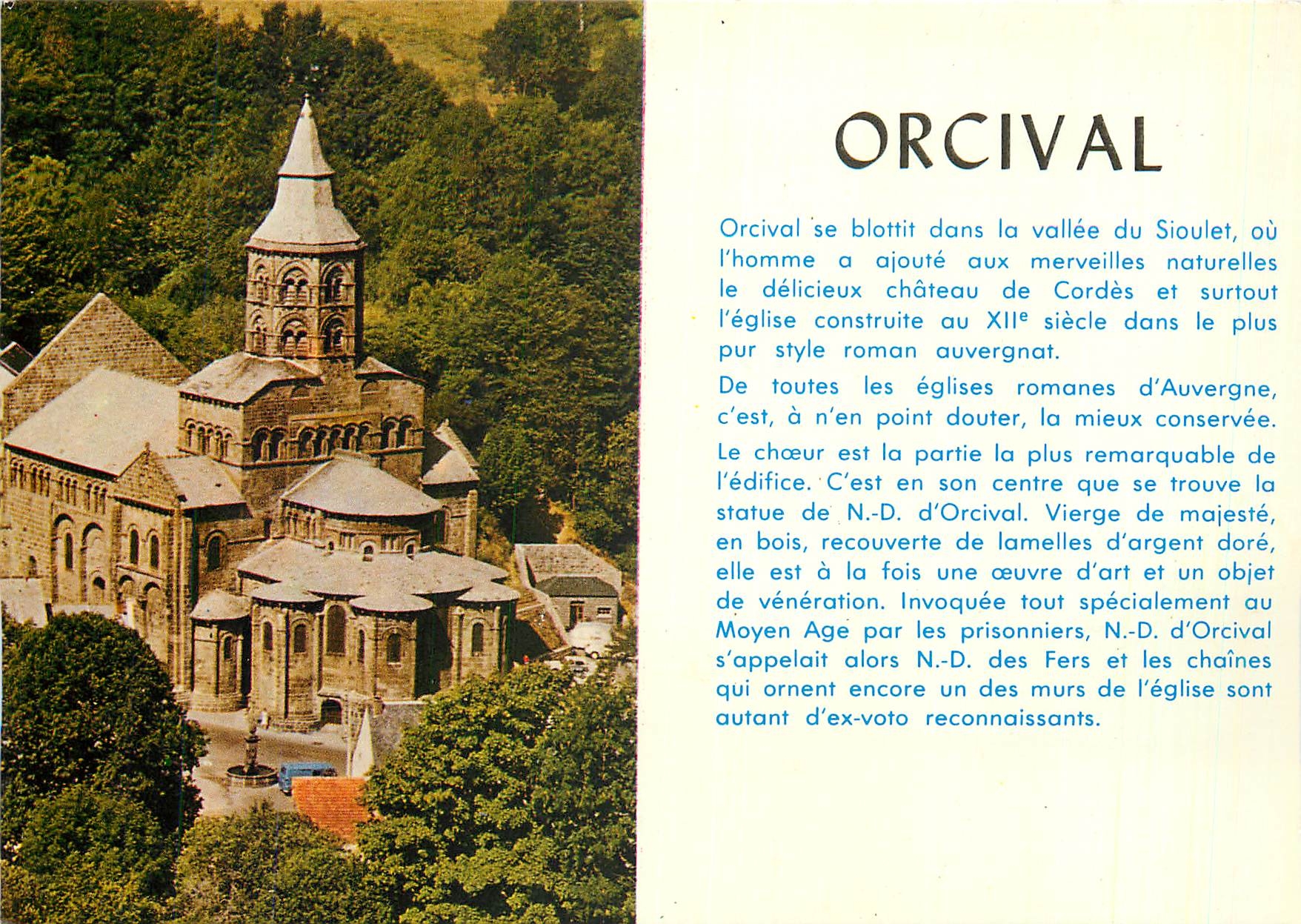 CPM Souvenir d'Orcival