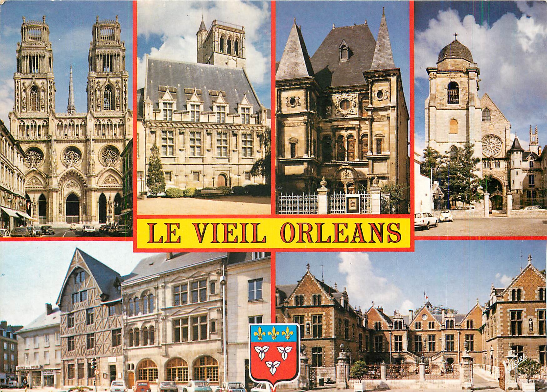 CPM Orleans (Loiret) La facade de la cathedrale Sainte Croix