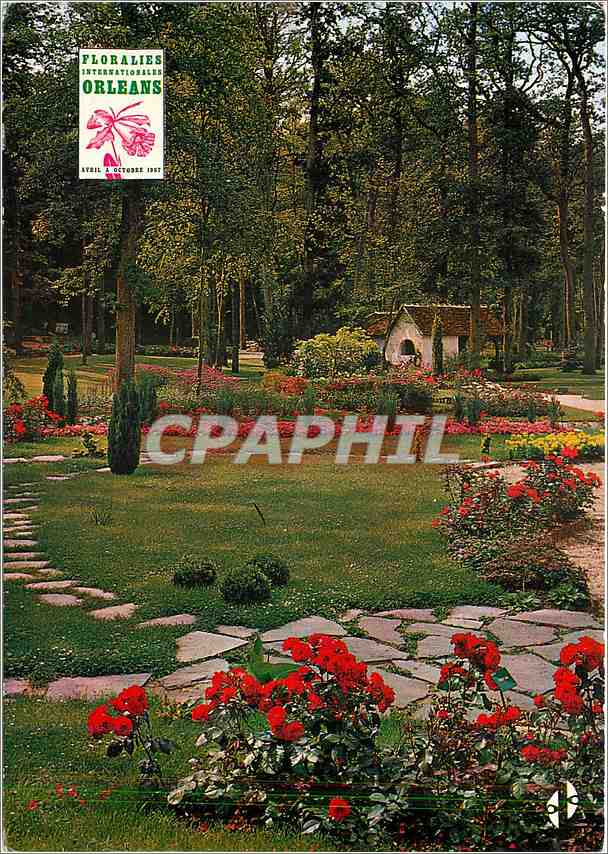 CPM Parc Floral Orleans la Source avril a octobre 1967