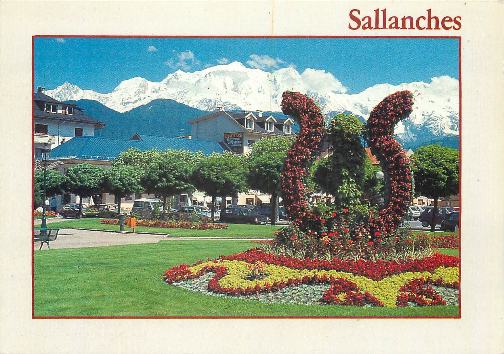 CPM Sallanches (Hautes Savoie) La Lyre et le Mont Blanc