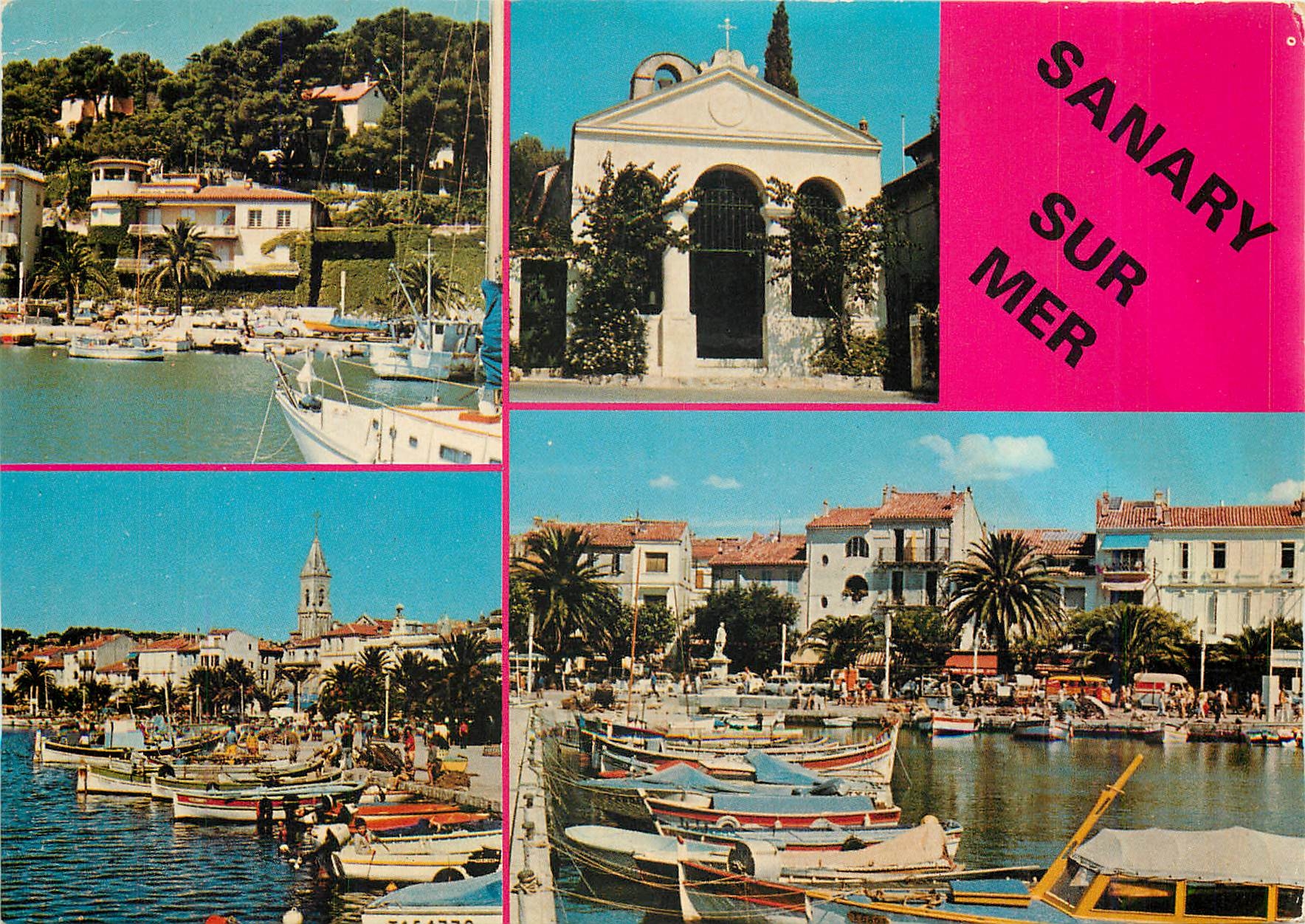CPM Sanary Les divers aspects du Port Chapelle N D de Pitie