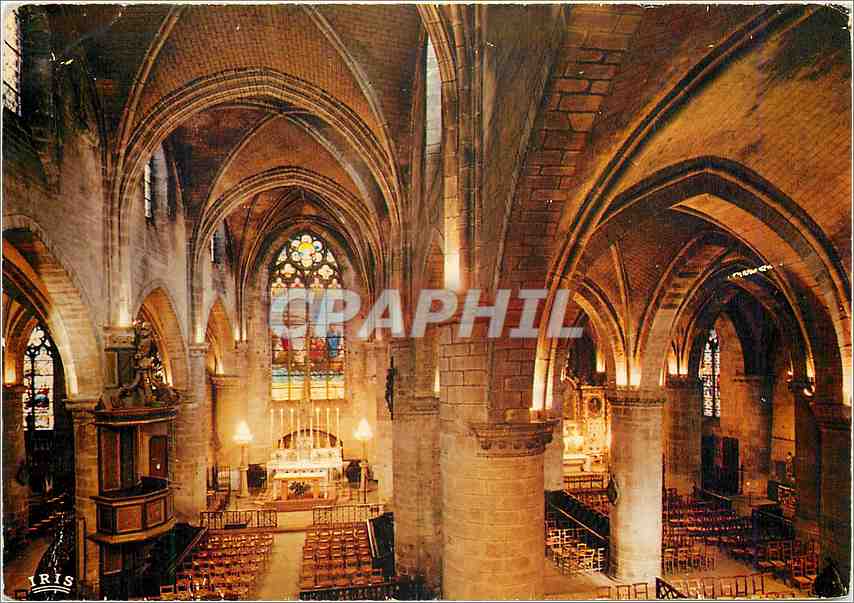 Innenansicht der Kirche Saint-Pierre von Queyroix — Limoges (Haute-Vienne) — Mexicrome Editions