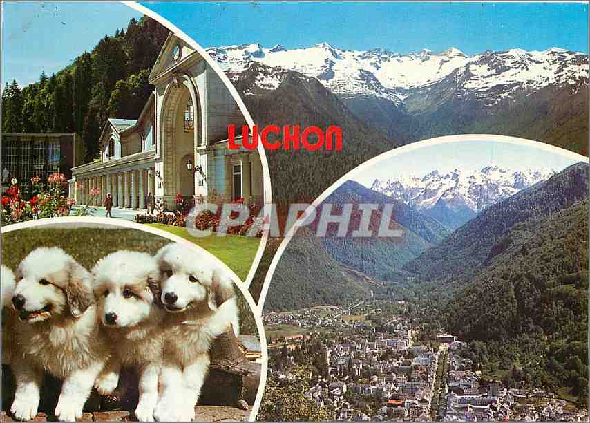 Luchon — vue générale, cirque du Lys, chien grand-père — Éditions d'Art Larrey