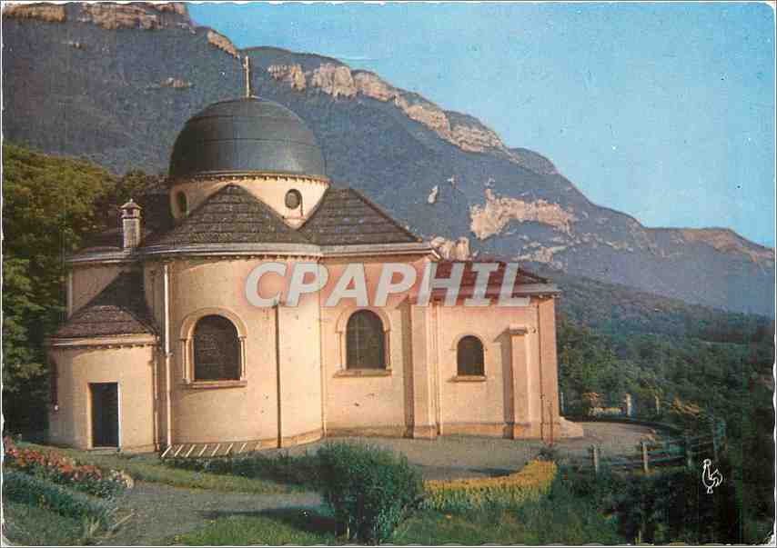 CPM Aix les Bains (Savoie) Les Corbieres alt 750 m chapelle du christ redempteur