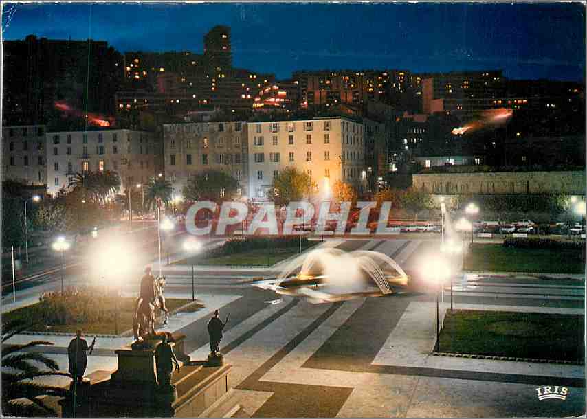 Beleuchtung der Place De Gaulle — Ajaccio — Editionen "La Cisérine"