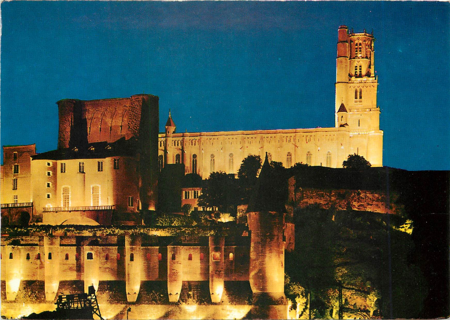 CPM Albi (Tarn) Ville d'Art centre de Tourisme Basilique St Cecile (XIIIe s)