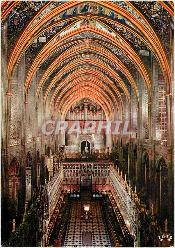 CPM Albi (Tarn) Basilique Sainte Cecile (XIIIe et XIVe  s) ensemble de la Nef