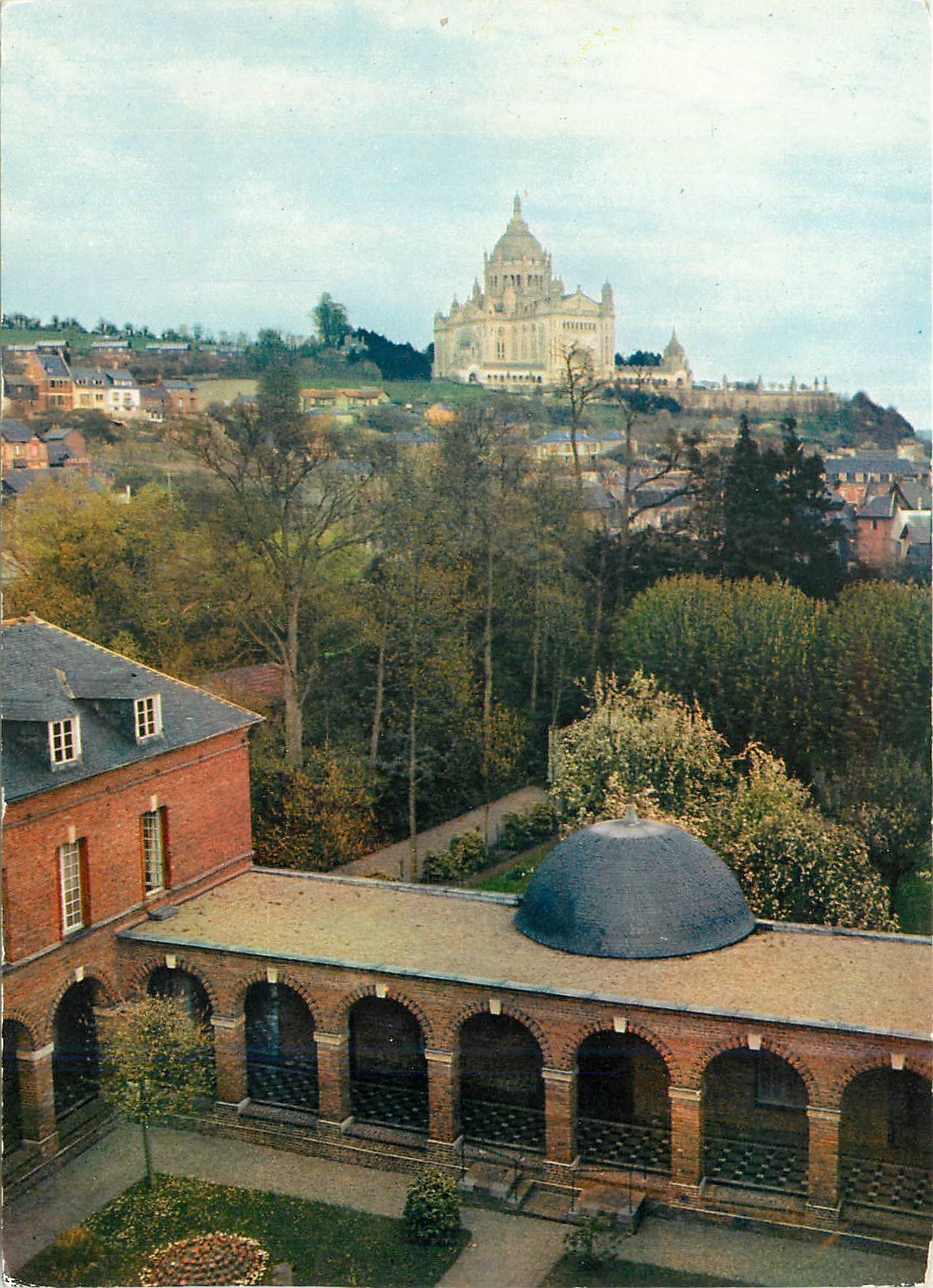 CPM Lisieux La Basilique vue du Carmel de l'Humilite a la Gloire