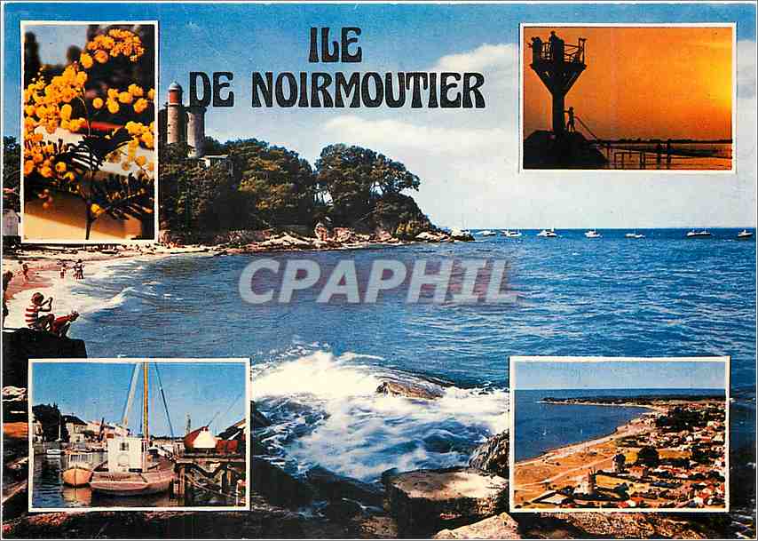 CPM Ile de Noirmoutier Ses plages et les Celebre Gois