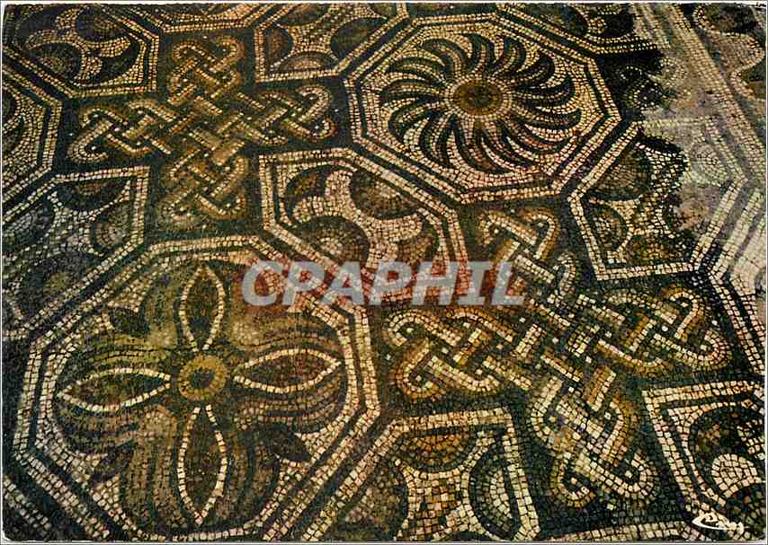 CPM Montreal du Gers (Gers) Mosaique Gallo Romaine du IIIe s de la Villa Seviac