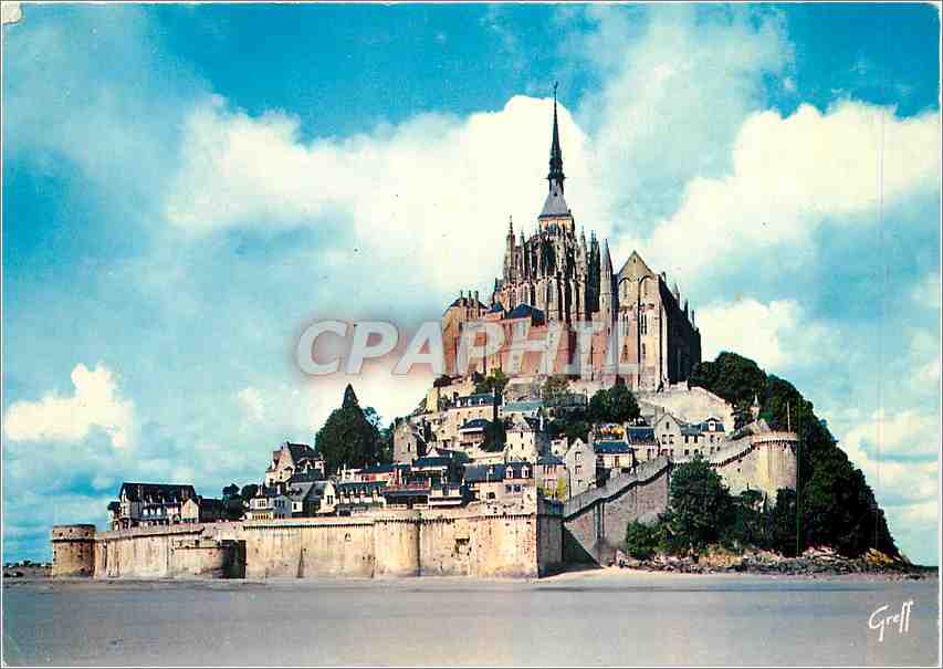 CPM Monte Saint Michel (Manche) Facade Est