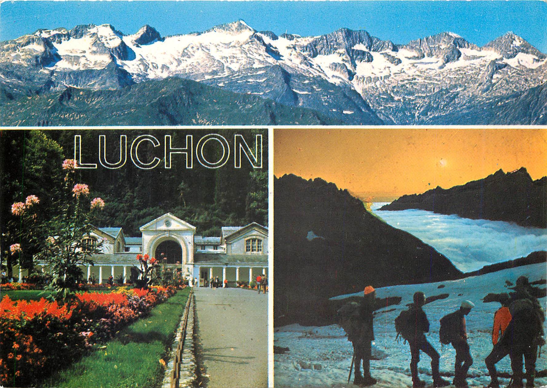 CPM Luchon Les hauts sommets l'etablissement thermal la mer de nuages