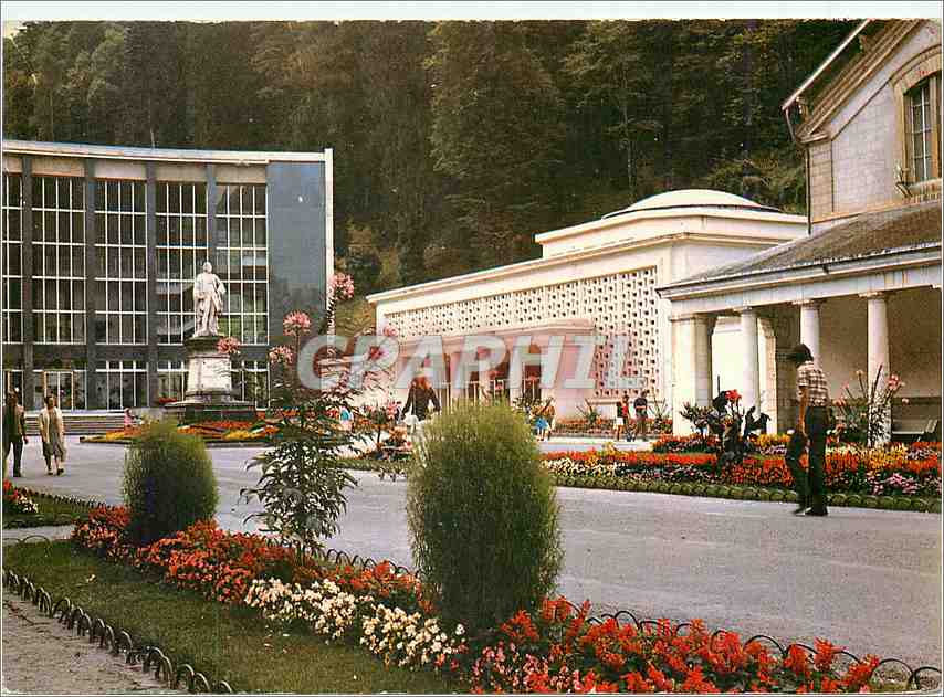 CPM Luchon (Haute Garonne) l'etablissement thermal et le Vaporuim
