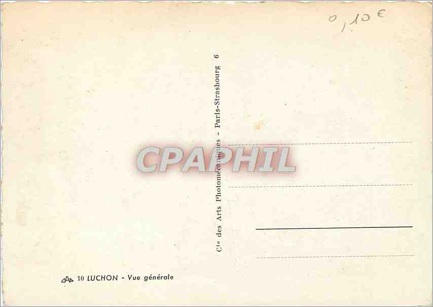 CPM Luchon (Haute Garonne) vue generale — Rückseite