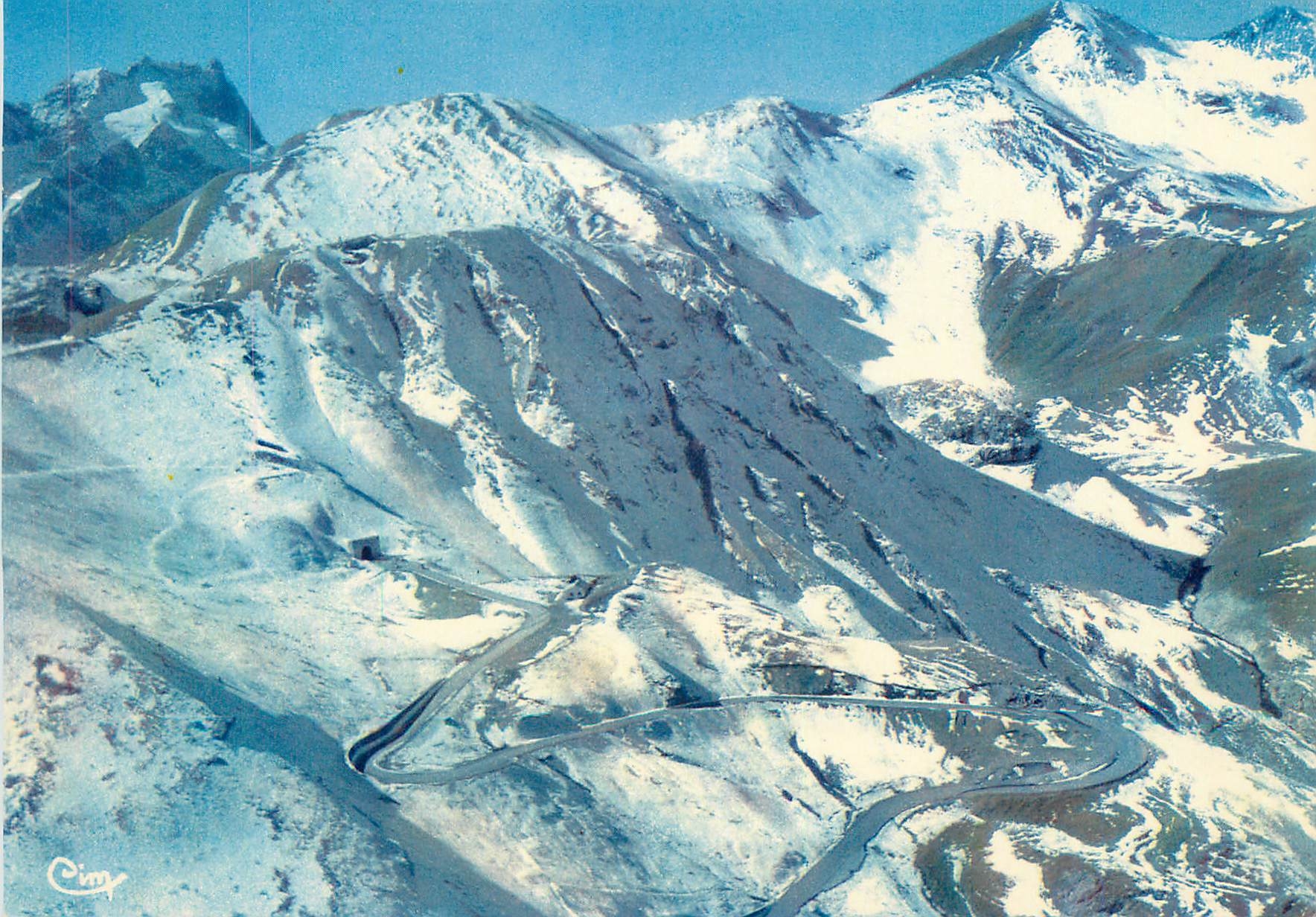 Col du Galibier — Lacets de la Route et Entrée du Tunnel côté Savoie — éditeur Hélios
