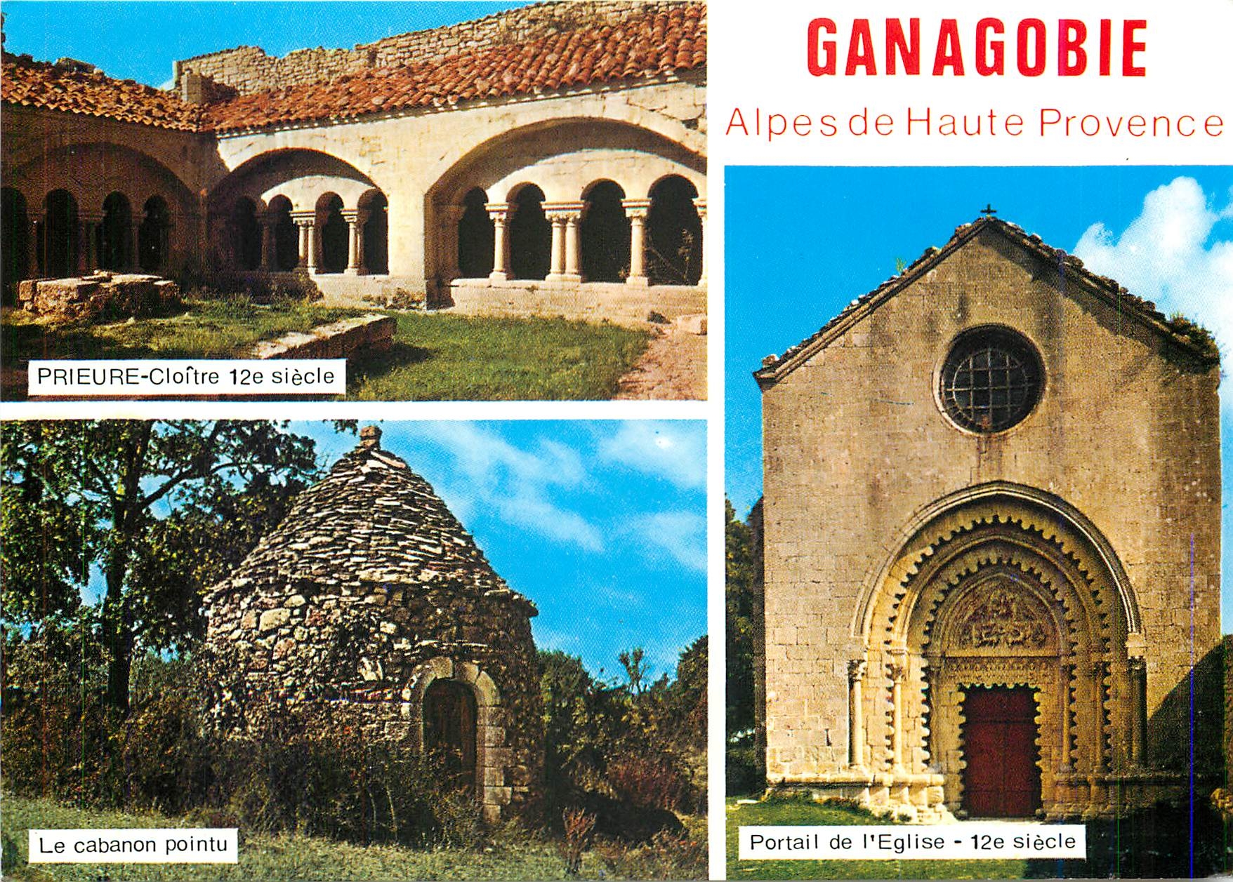 CPM Prieure de Ganagobie (Alpes de Haute Provence) Ancien couvent benedictin fonde au 10e s