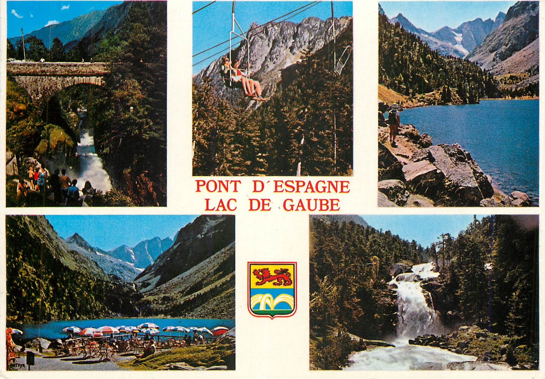 CPM Les Pyrenees le Pont d'Espagne et le Lac de Gaube