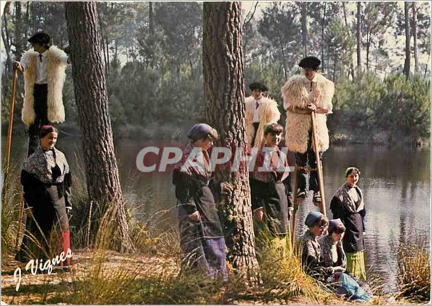 CPM Visages des Landes Lous Tourtem amics Gaujaco