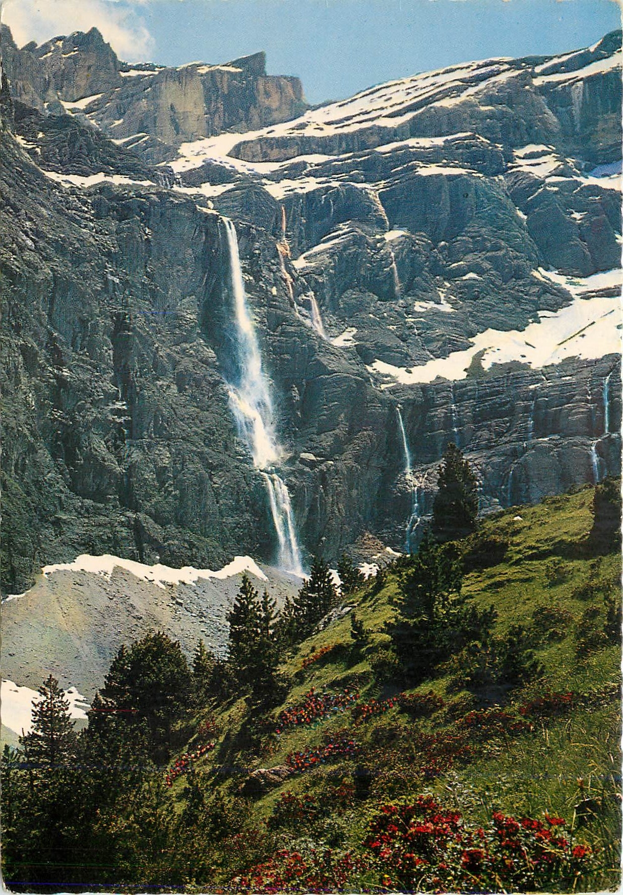Les Pyrénées — Gavarnie (Alt. : 1357 m.) — Ed. P. Ducet, Pl. Pyrénées, Couleurs Naturelles