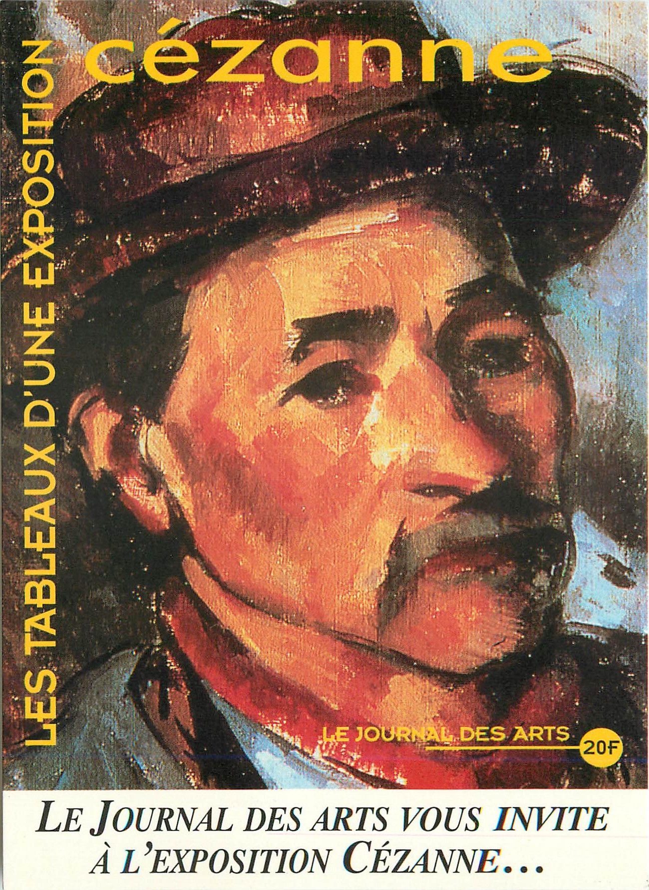 CPM Le Journal des Arts vous invite a l'exposition Cezanne